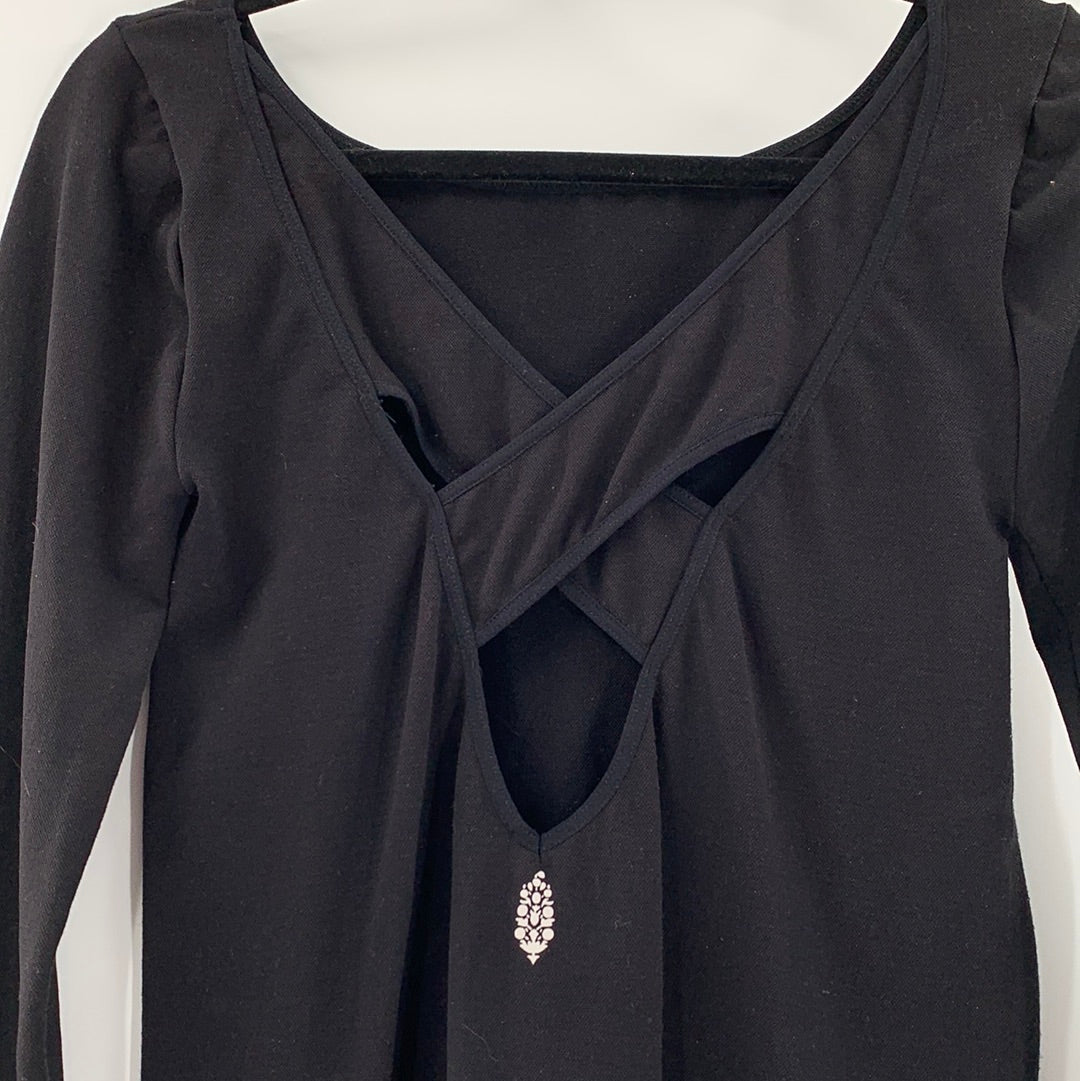 Free People Movement - Black Jumpsuit (Size Medium/Large)