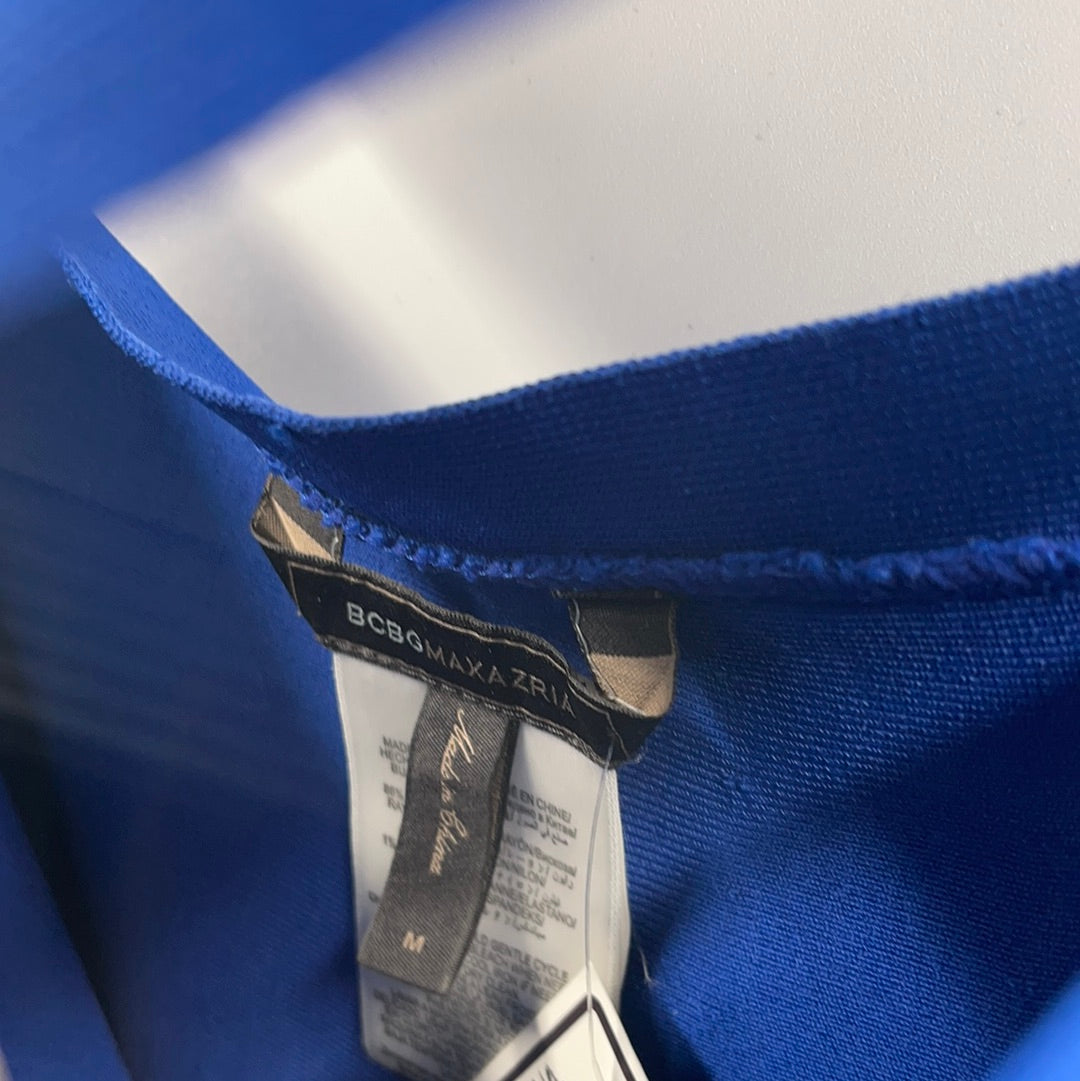 BCBG Maxazria Royal Blue Cut Out Dress (Medium)