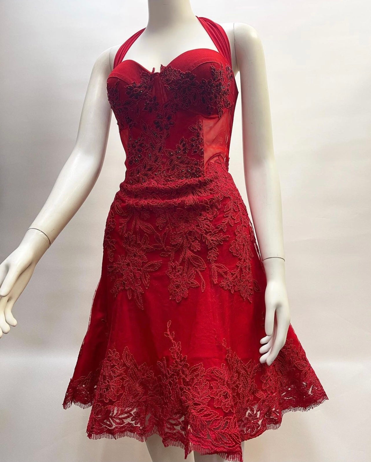 O’blanc Attelier Red Dress