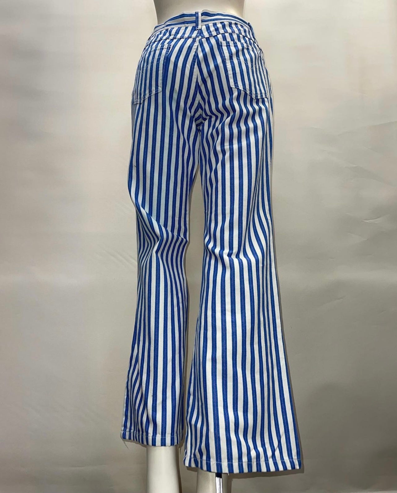 VintageXOXO x Bill Blass Striped Flares (Sz 26)