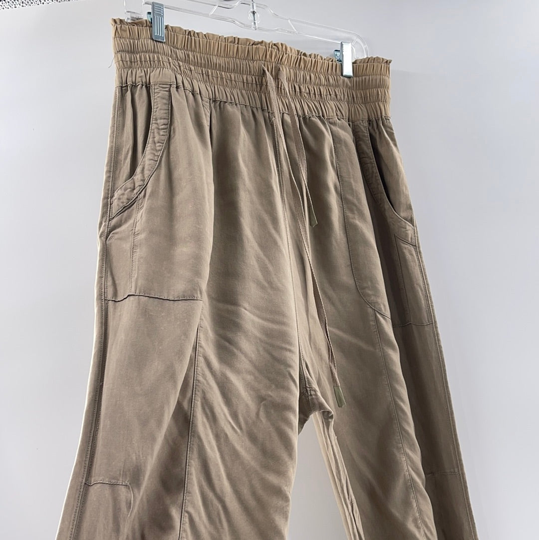Free People Movement Tan Joggers