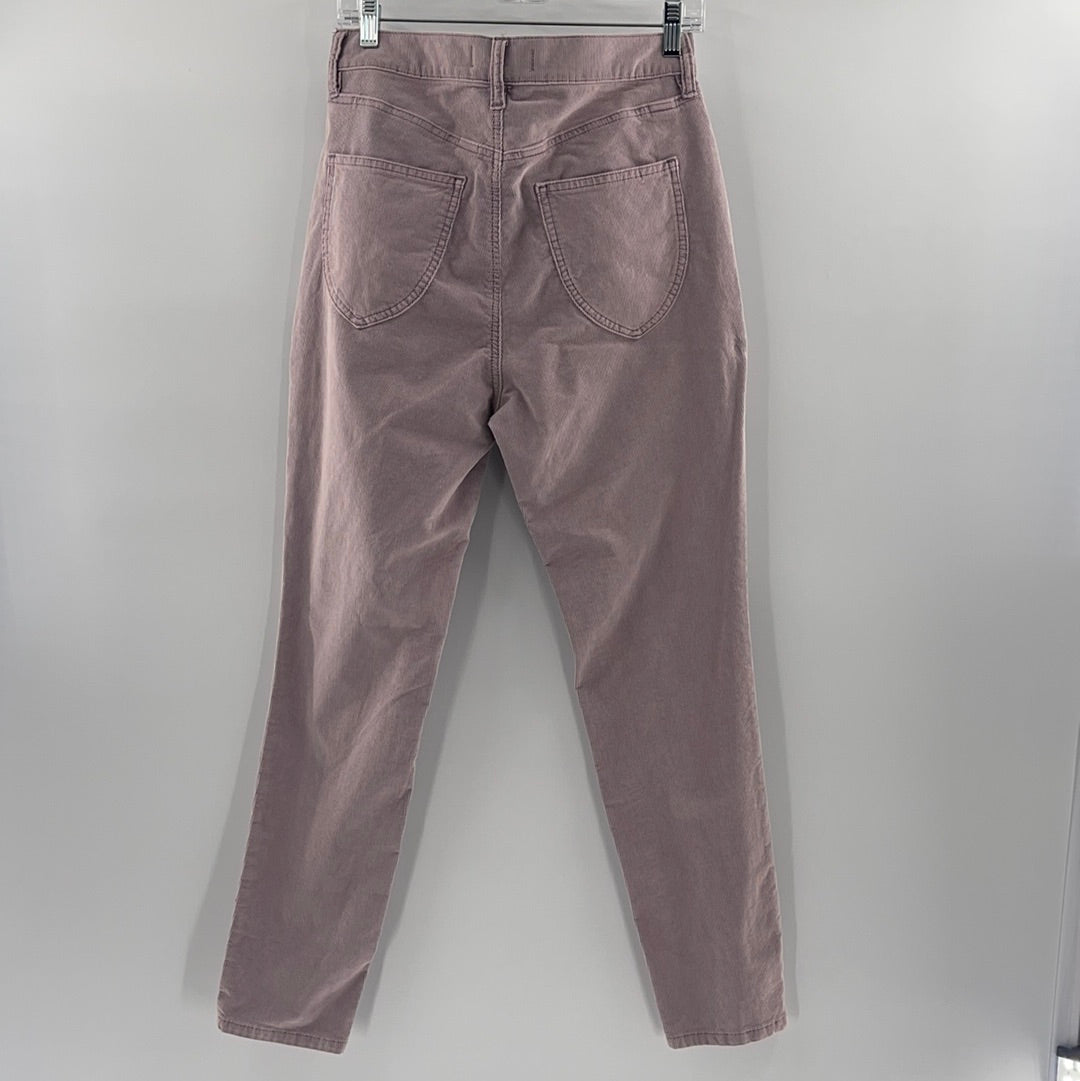 Free People Lilac Button Up Corduroy Jeans (Size 29)