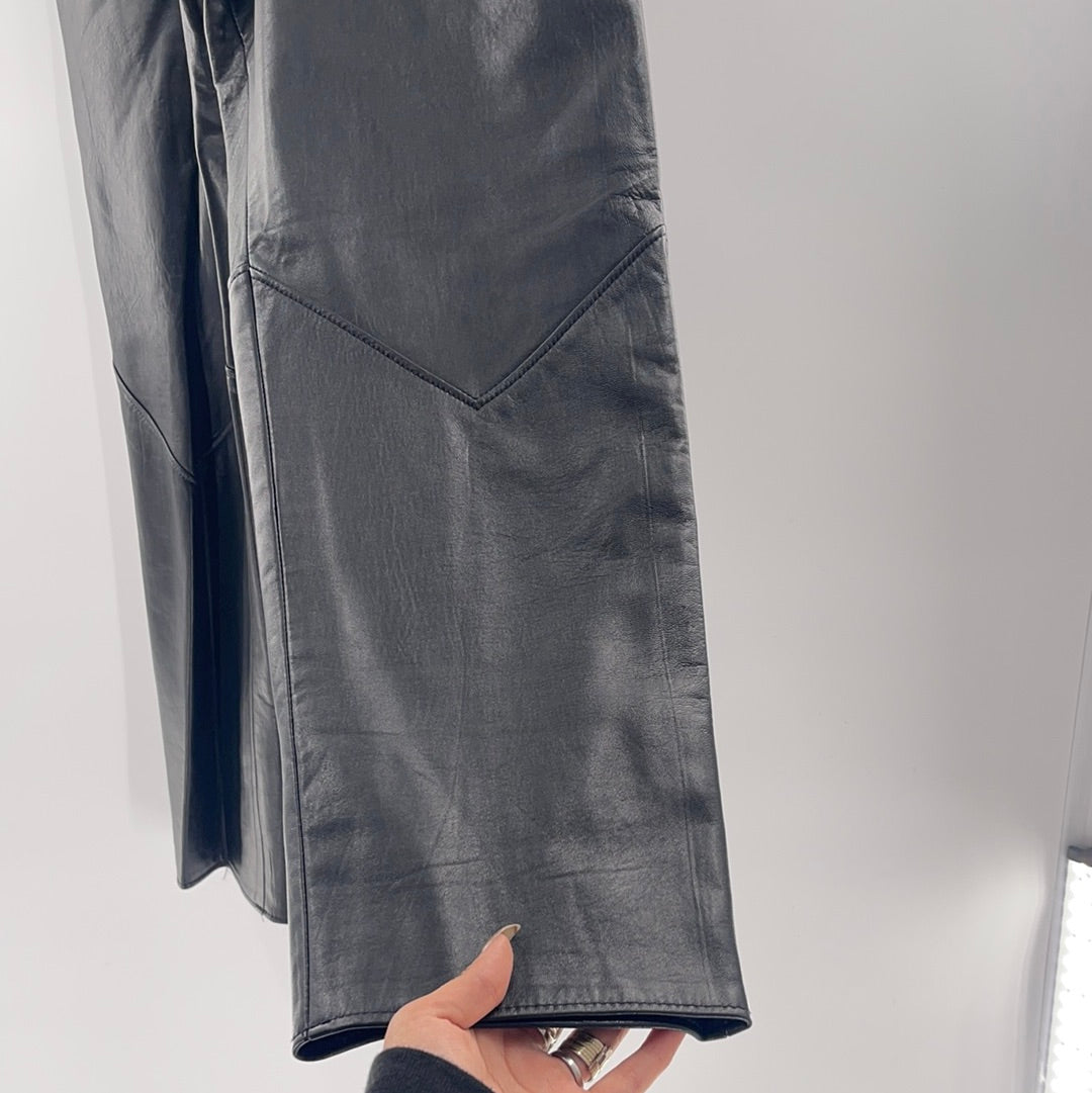 Vintage Mary Dzenutis Leather Trouser
