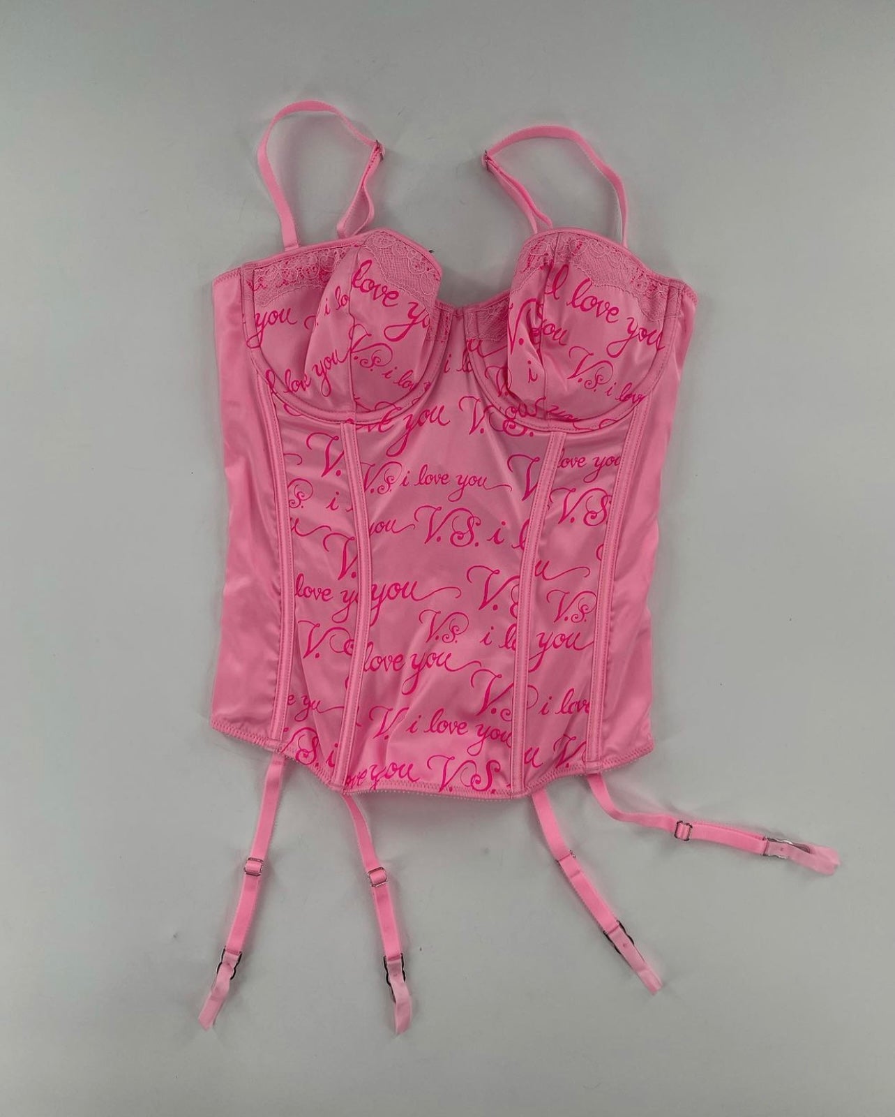 Vintage Victoria’s Secret Pink Corset(36C)