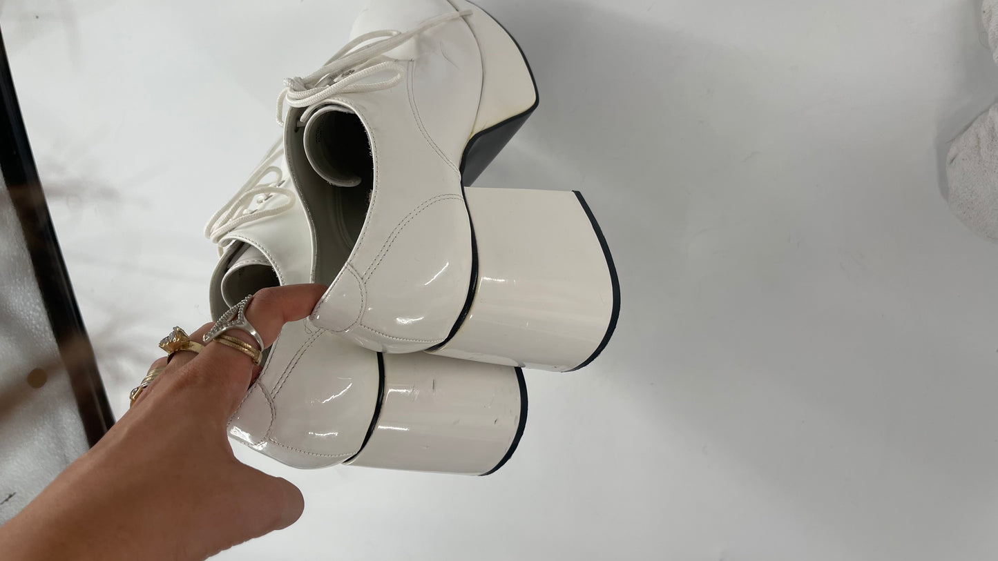 Funtasma White Platform Oxfords (M)