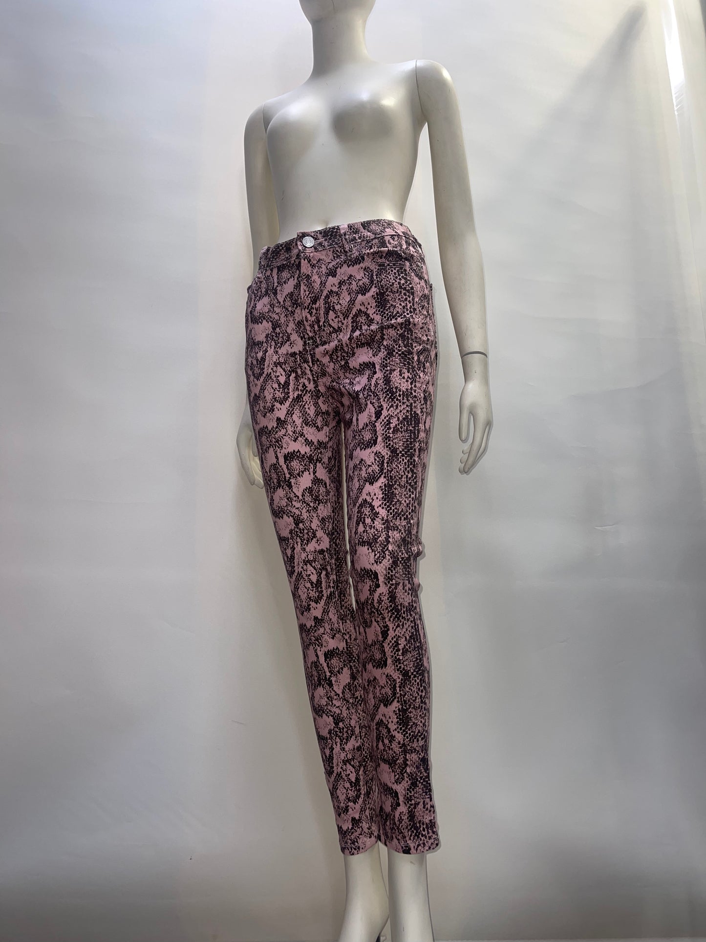BDG Pink Snakeskin Patterned Pants (Size 26)