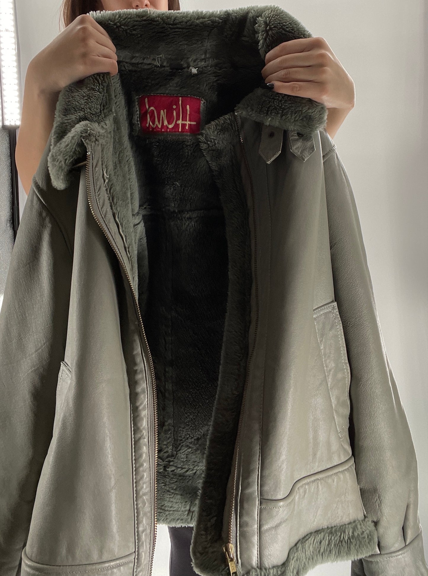 Rare Vintage Hind Leather Jacket (Medium)