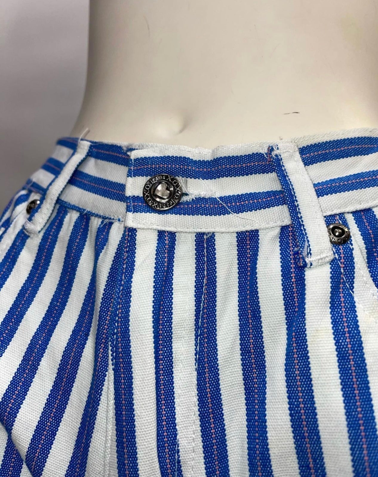 VintageXOXO x Bill Blass Striped Flares (Sz 26)
