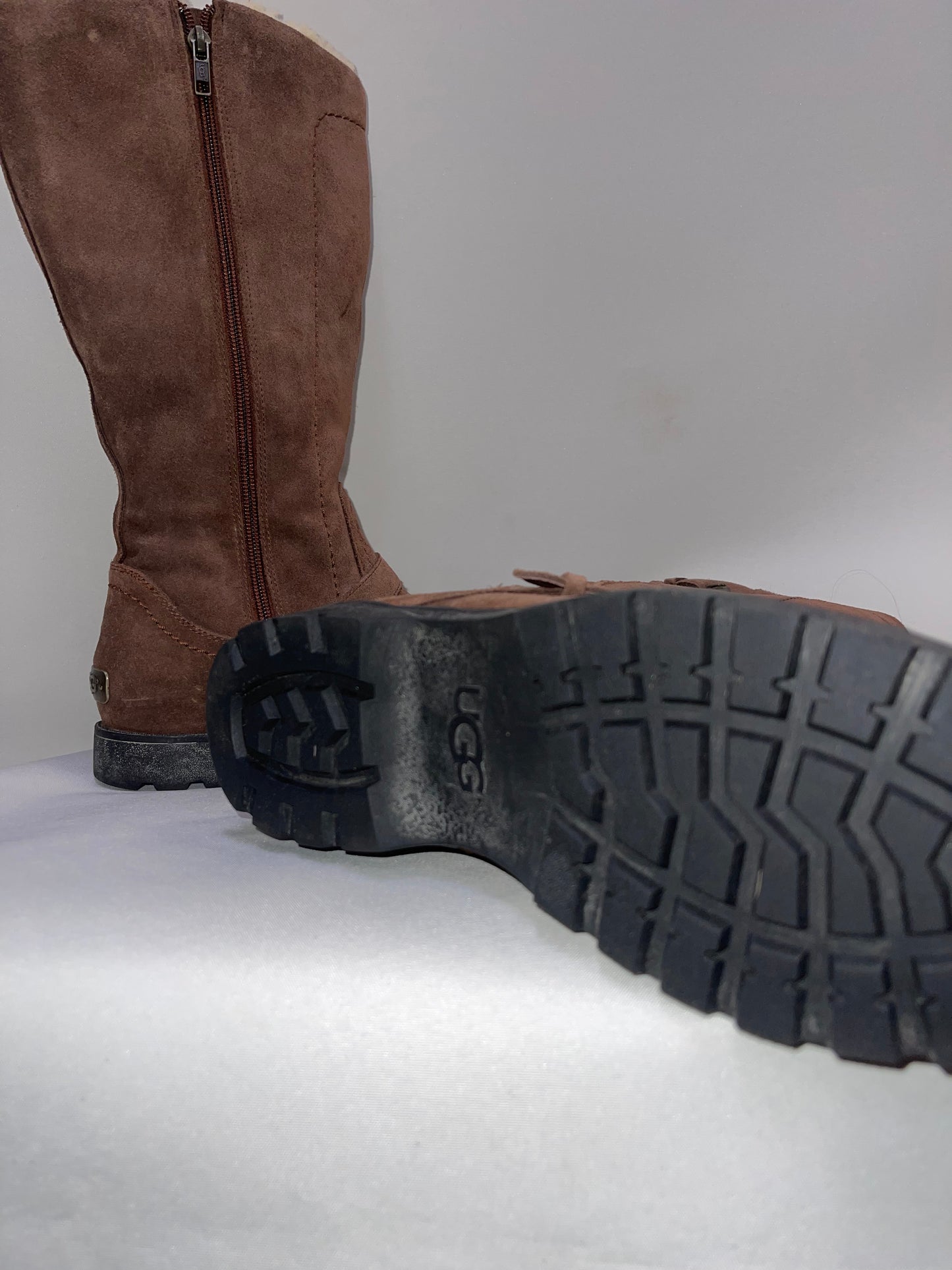 UGG Brown Zip Up Winter Boot