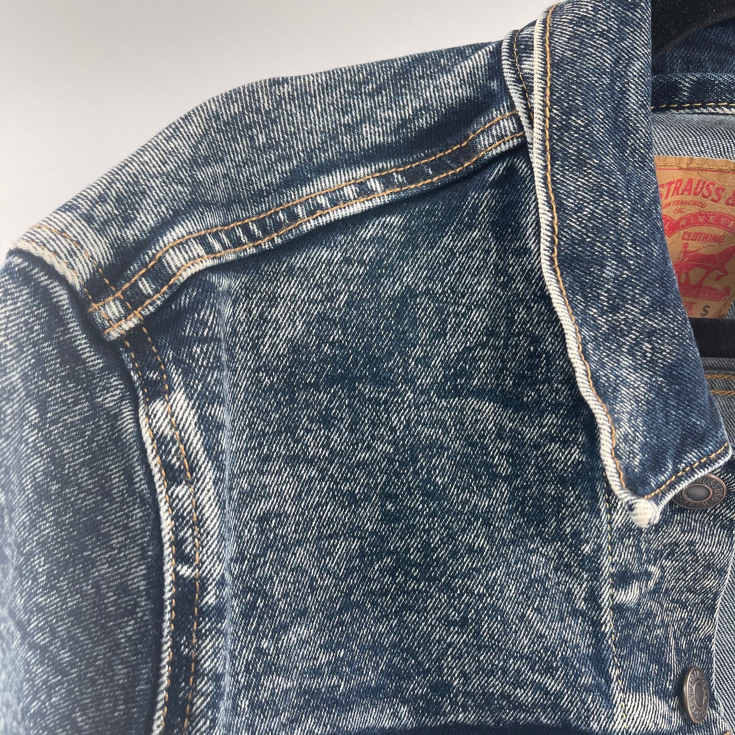 Levi Strauss Acid Washed Denim Jacket (S)