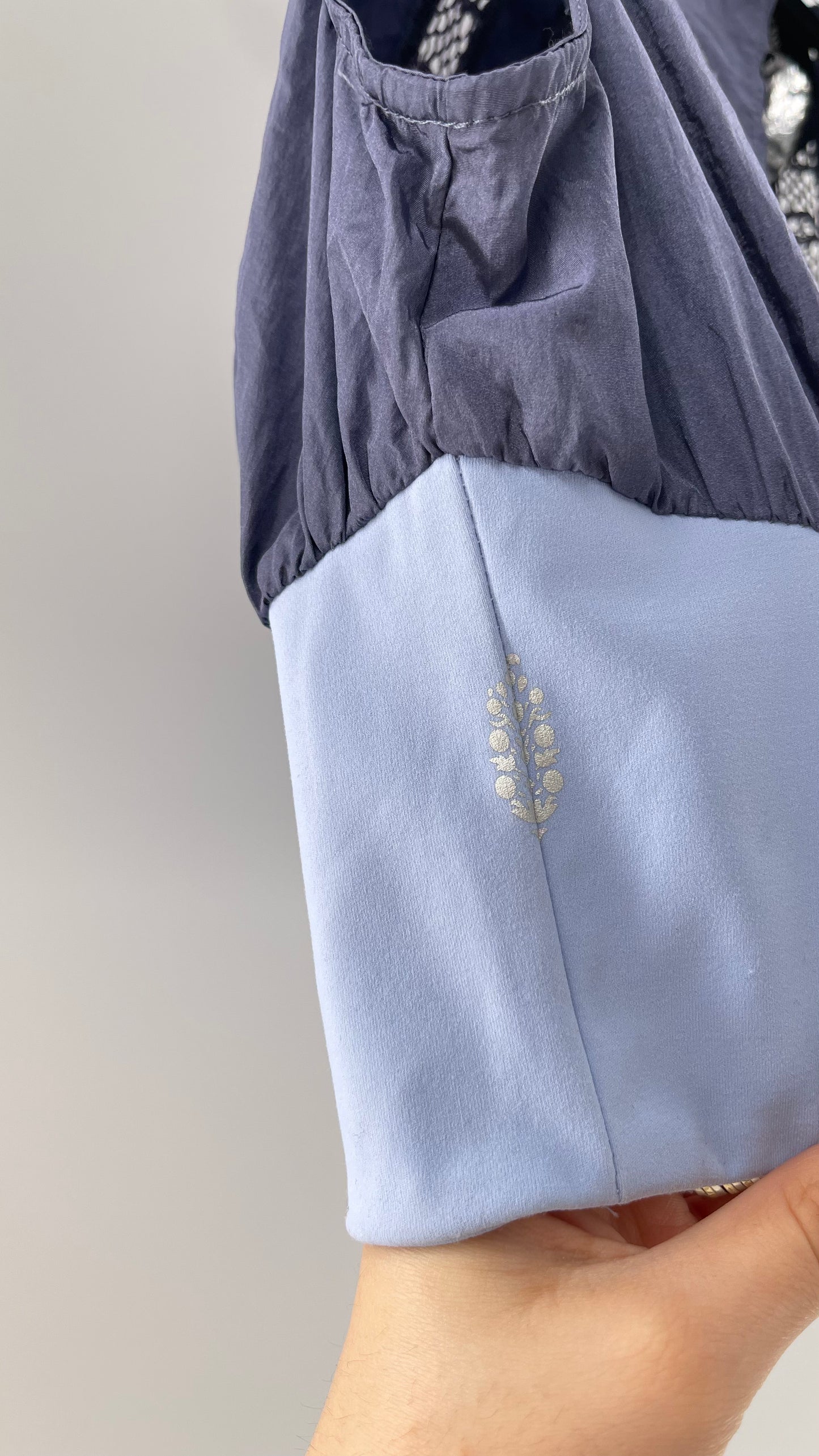 Free People Movement Slate and Baby Blue Tank (XS)