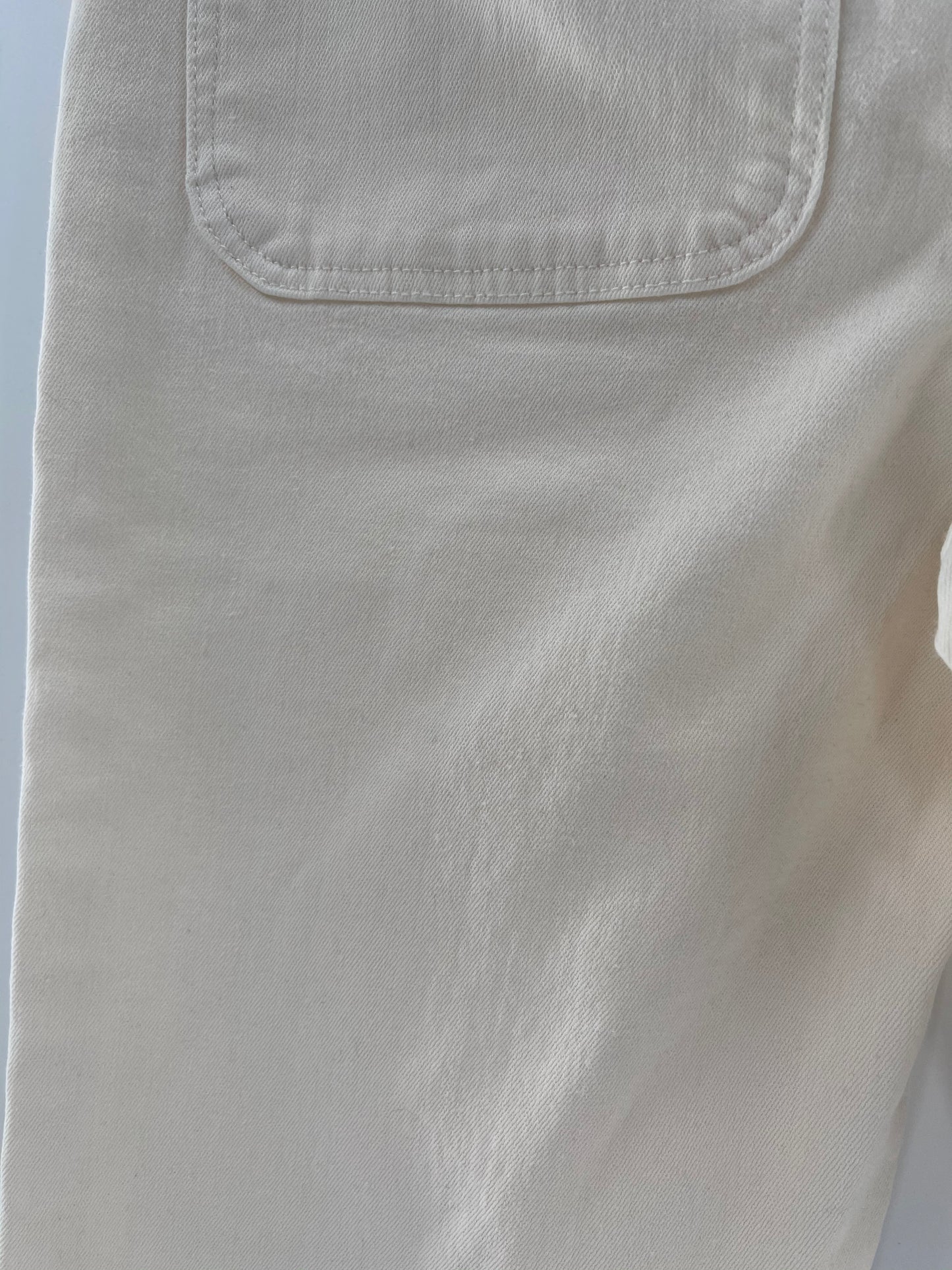 D1 1961 White Anthropologie High Rise Wide Leg Jeans (Size 27)