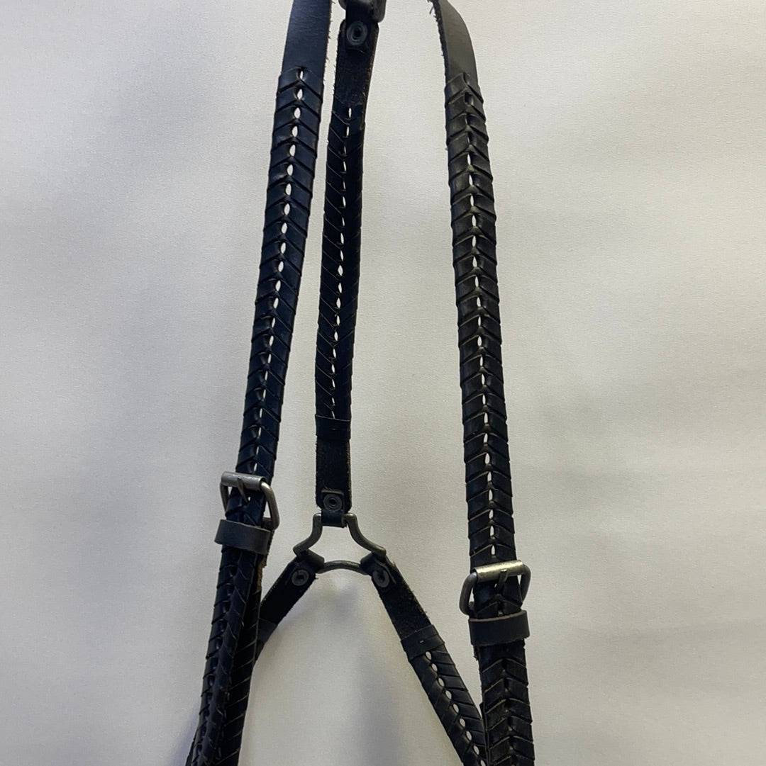 Free People Black Leather Body Harness