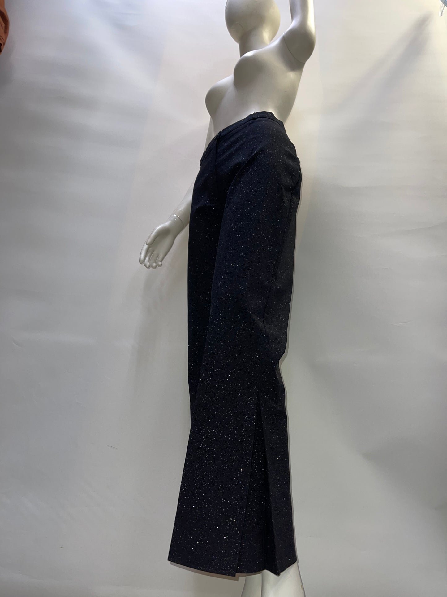 CLOCKHOUSE Vintage Button Up Sparkle Pants (Sz 28)
