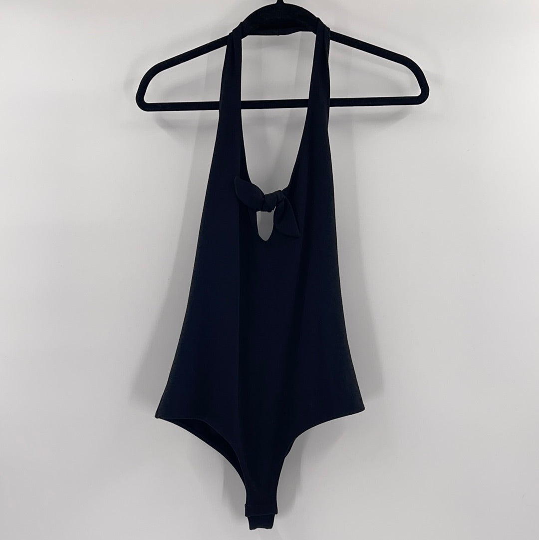 Intimately Free People Black Sleeveless Bodysuit (S)