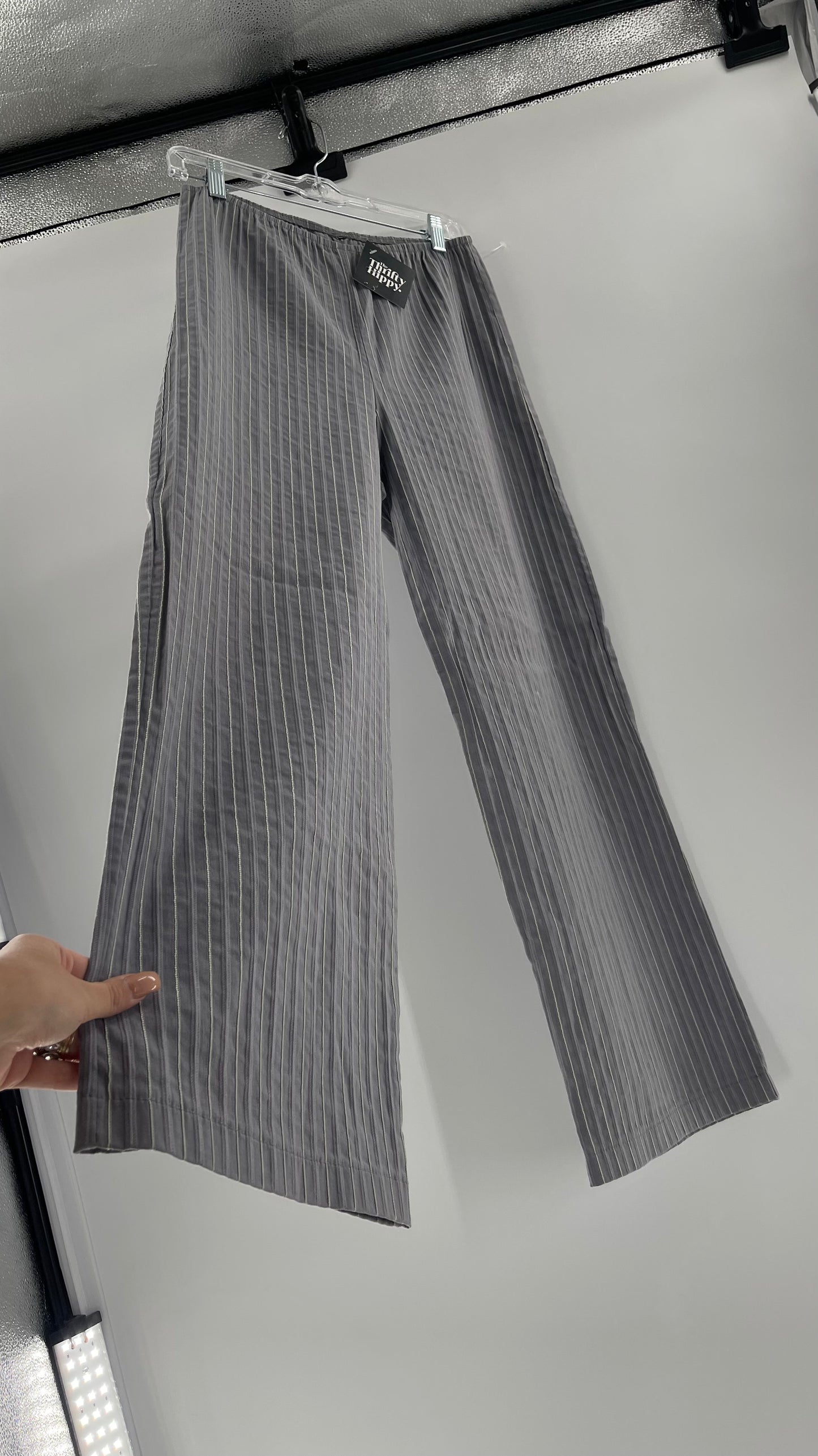 Vintage Pinstripe Wide Legs (Medium)