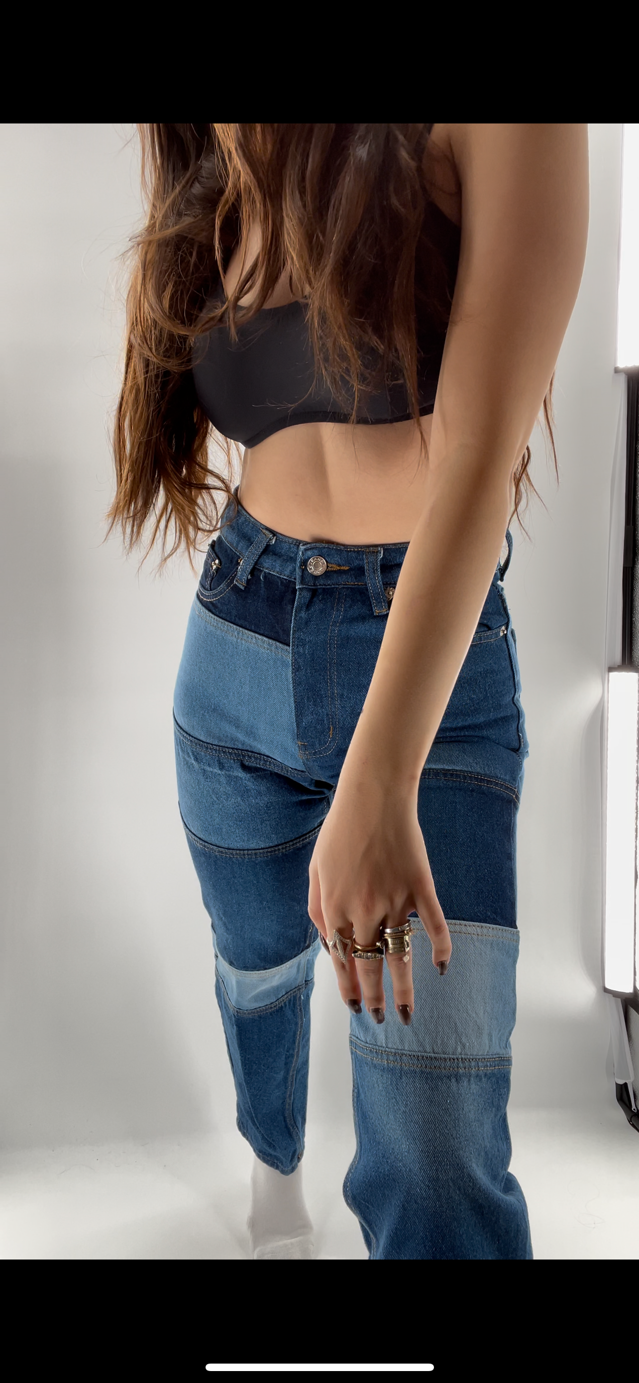 Adika Patchwork Jeans M