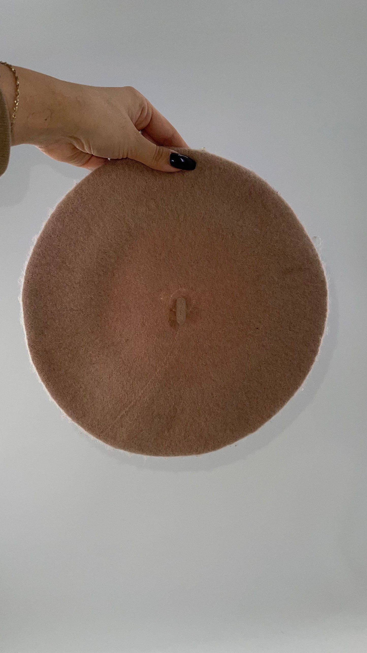 100% wool Free People Tan Beret