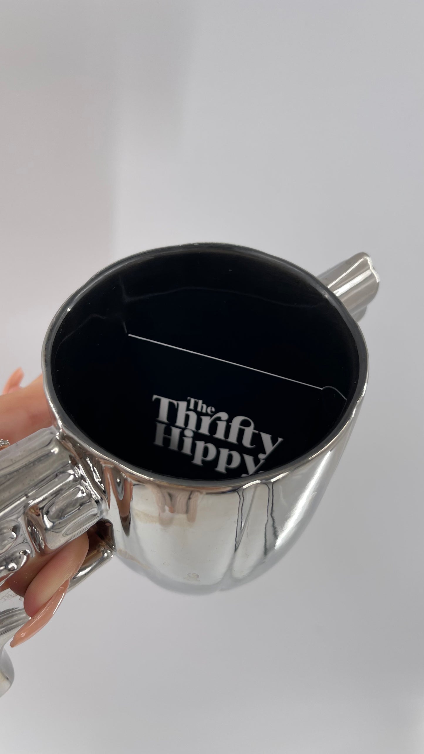 Chrome/Platinum Pistol Mug
