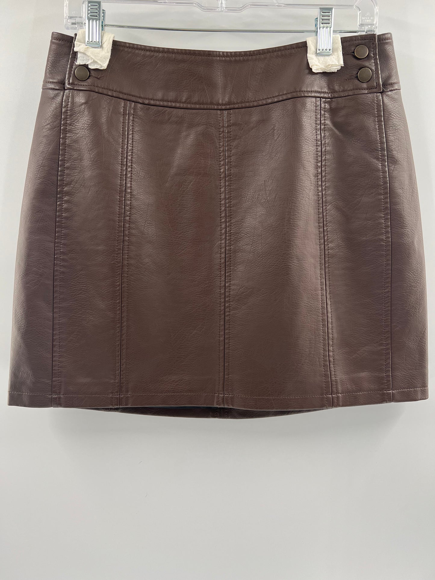 Free People Vegan Suede Mini Skirt (Size 12)