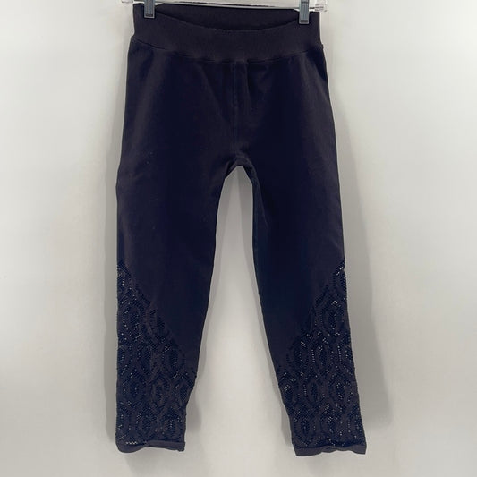 Free People Movement Black Capri Leggings