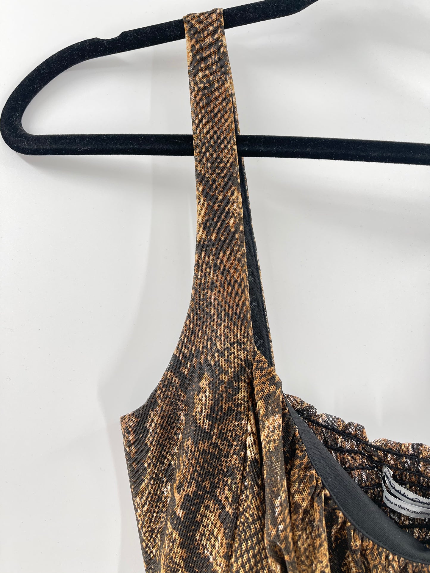 Urban Outfitters Snakeskin Mesh Dress (M)