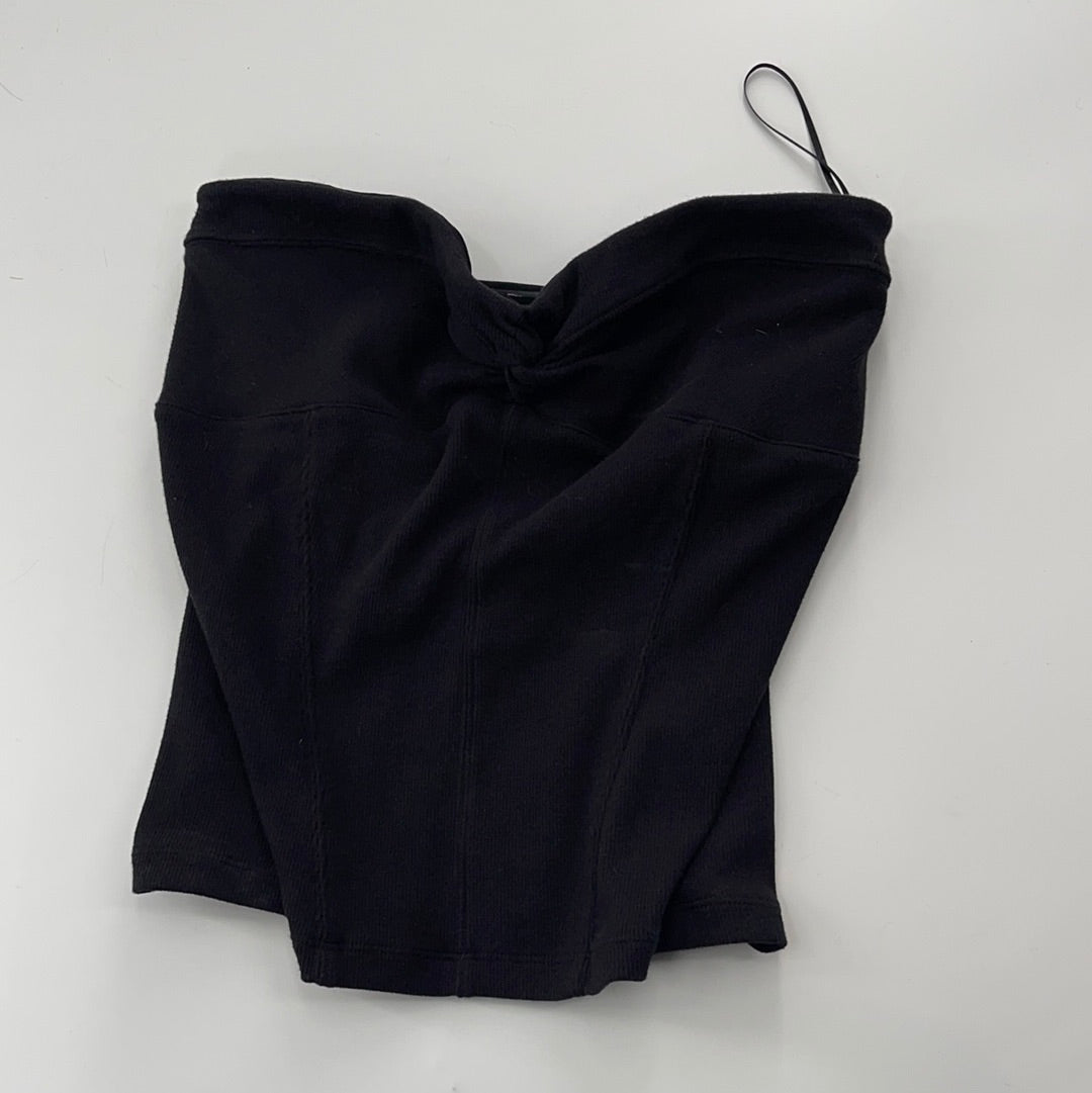 Intimately Free People Black Ribbed Tube Top (S)