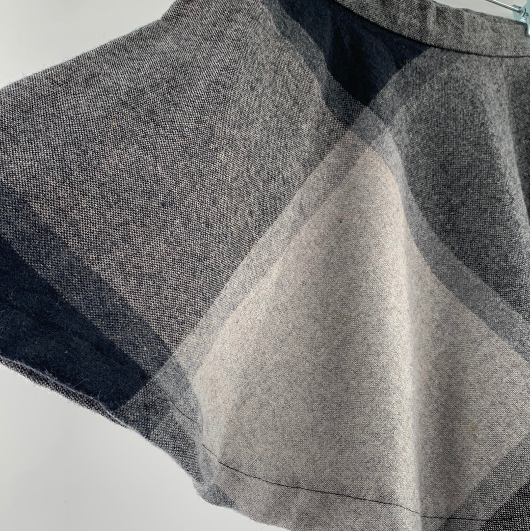 Urban Outfitters Wool Plaid Mini Skirt (SzXS)