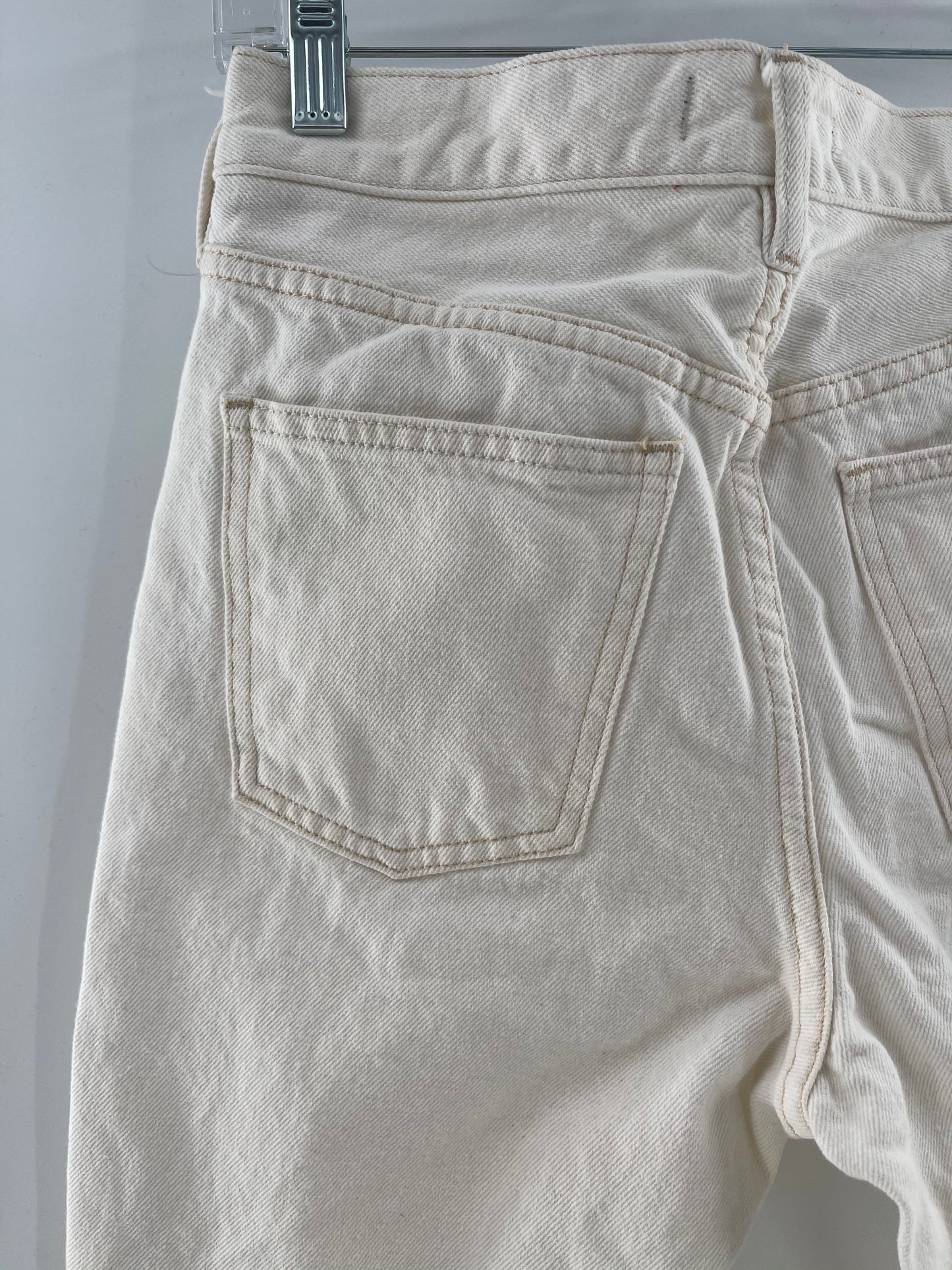 Free People Off-White Jeans (Size 26)