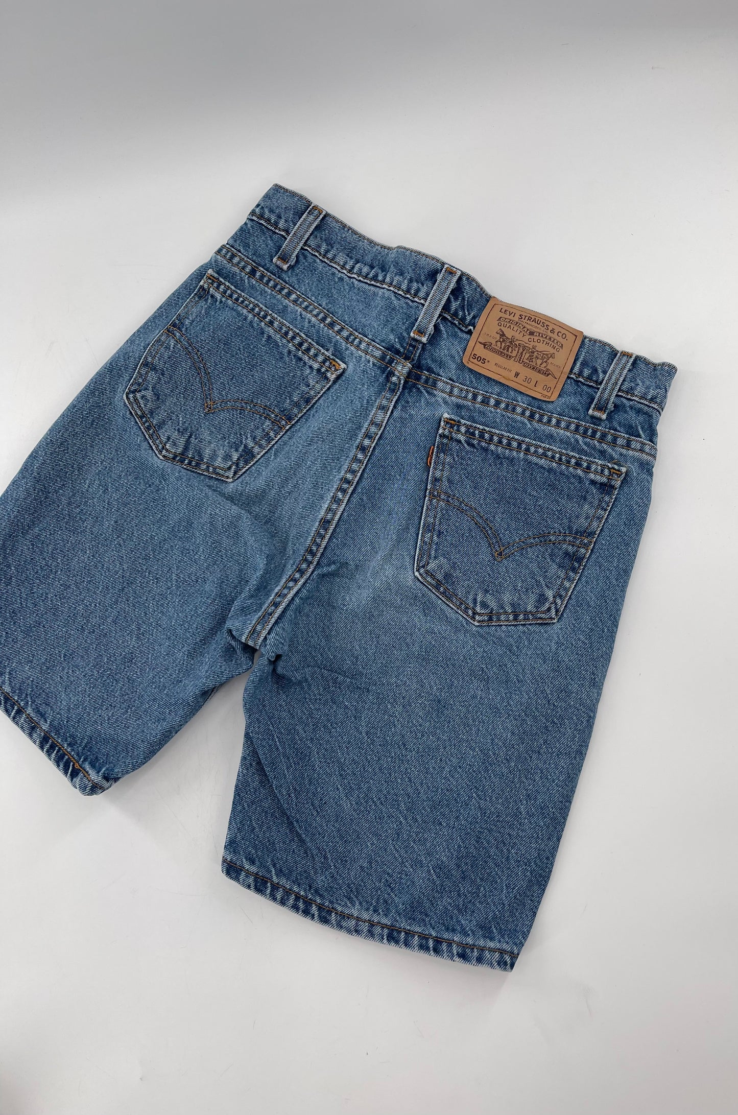 Vintage Orange Tab Levi 505 Shorts (30)