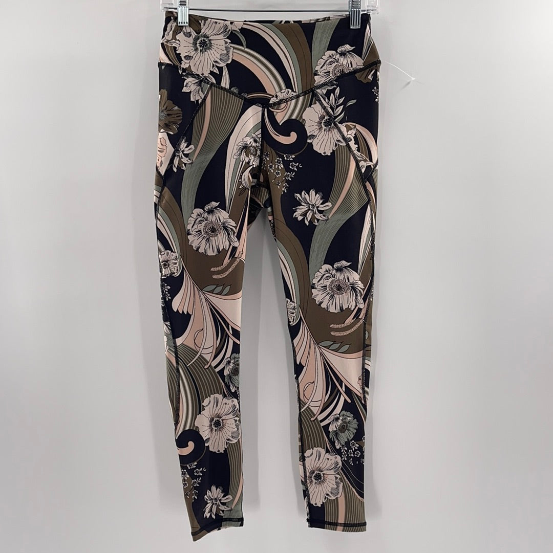 Free People Movement Floral Leggings – The Thrifty Hippy