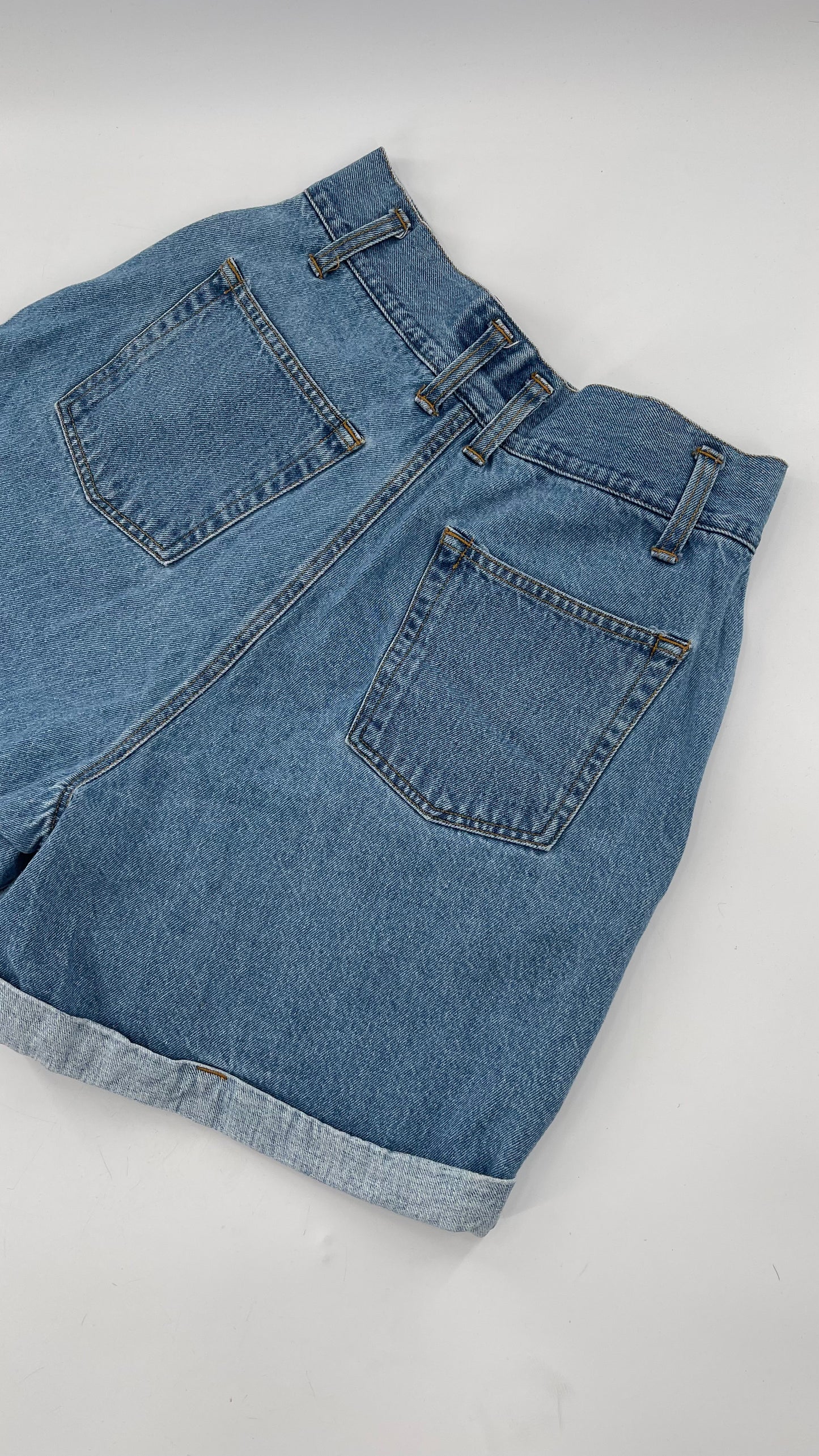 Vintage JG Hook 80s High Waisted Denim Shorts (10)