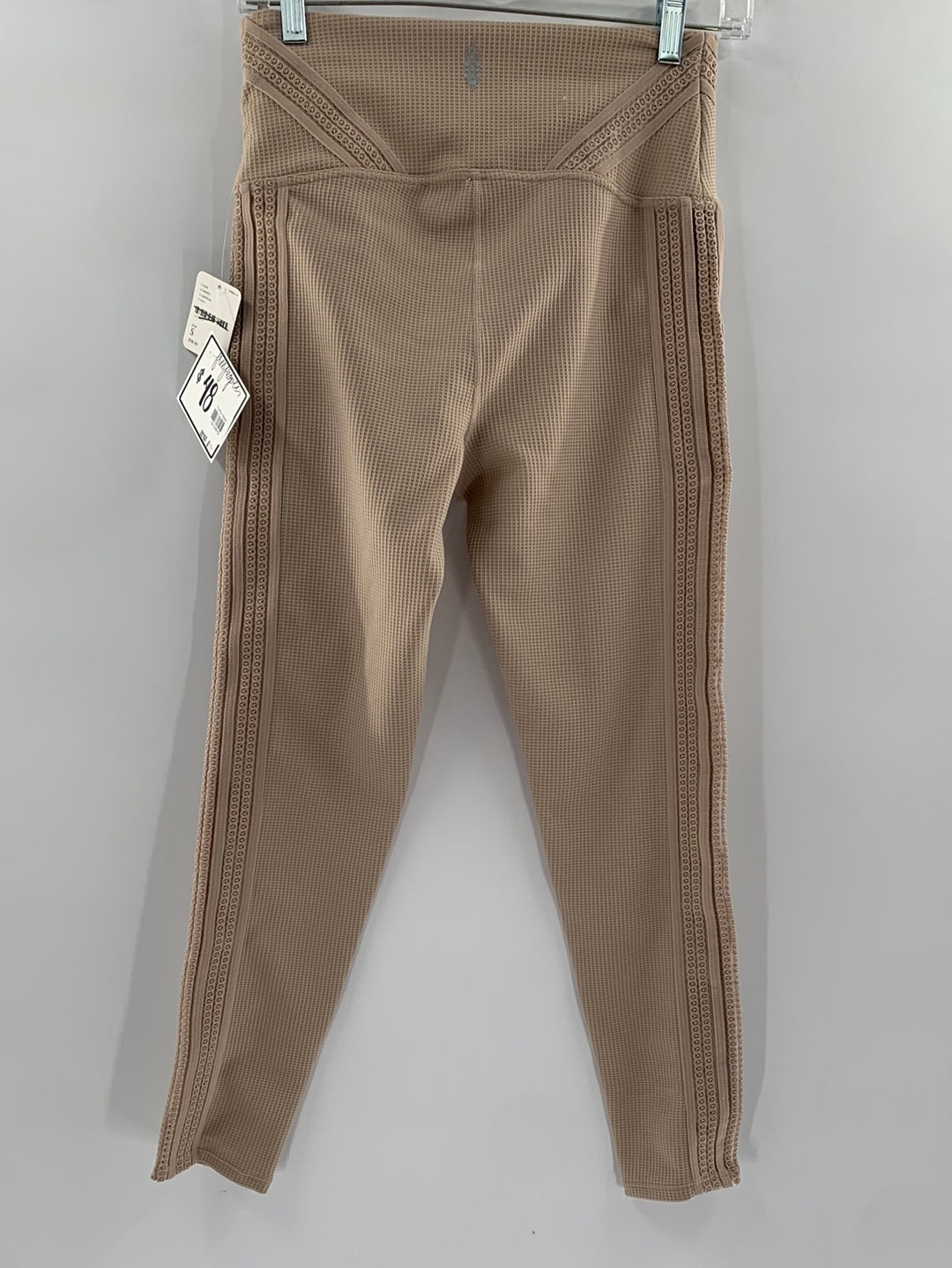 Free People Cream Leggings