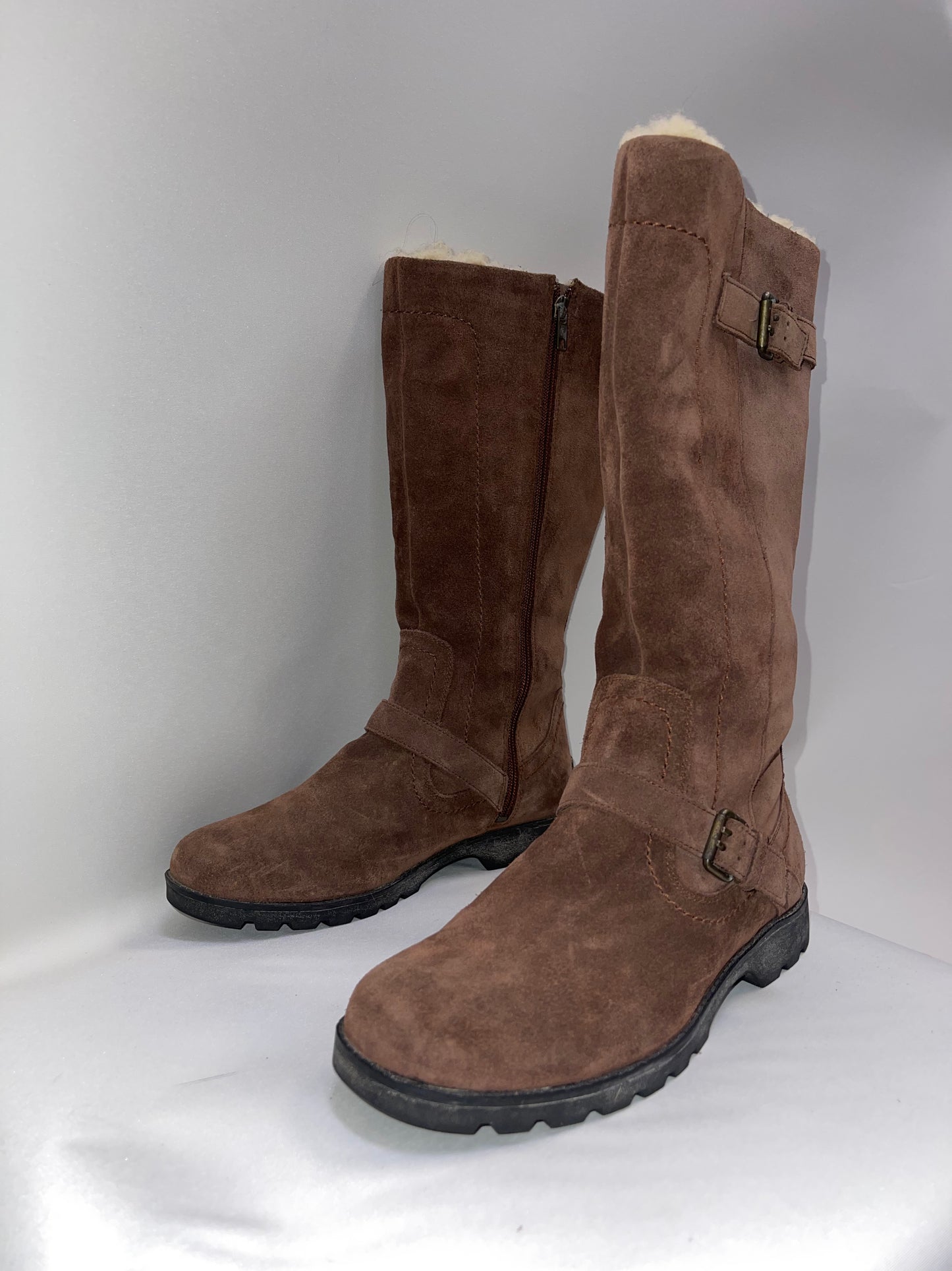 UGG Brown Zip Up Winter Boot