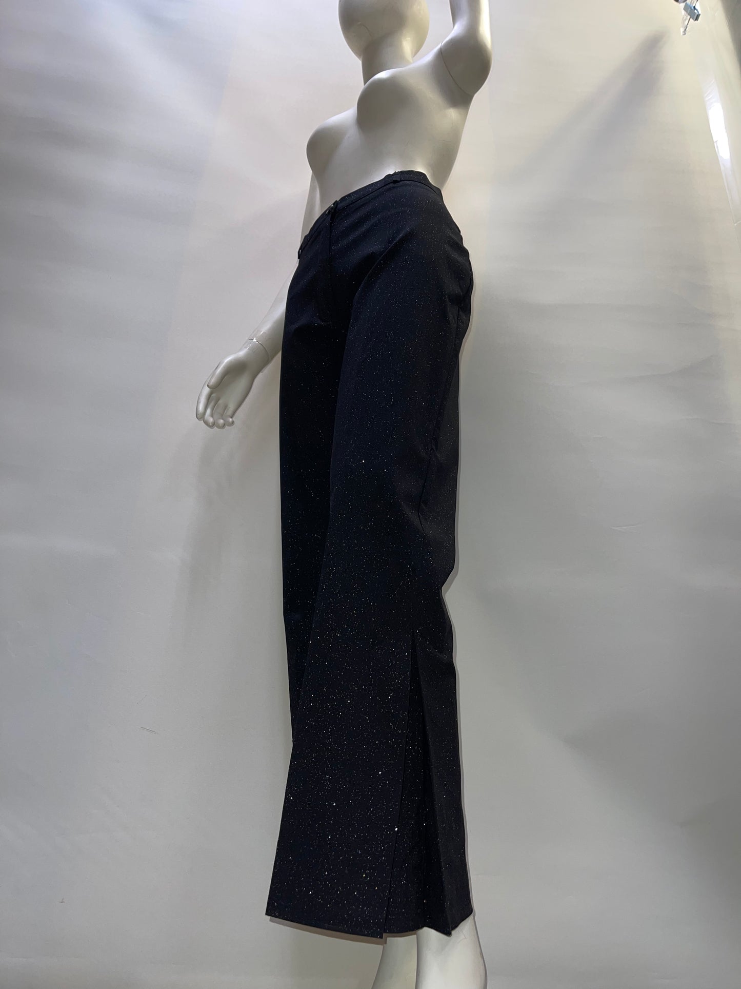 CLOCKHOUSE Vintage Button Up Sparkle Pants (Sz 28)