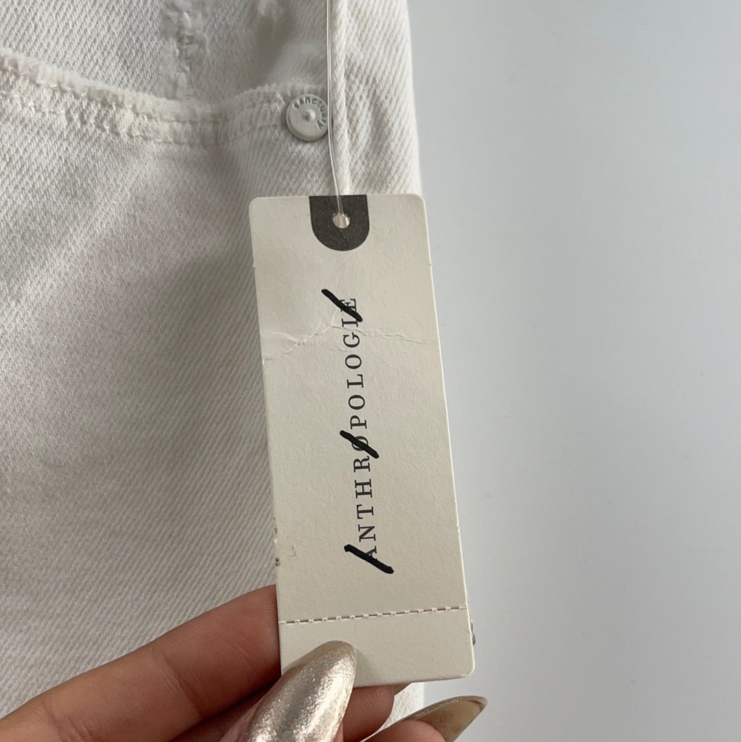 Sanctuary White Denim Biker Short