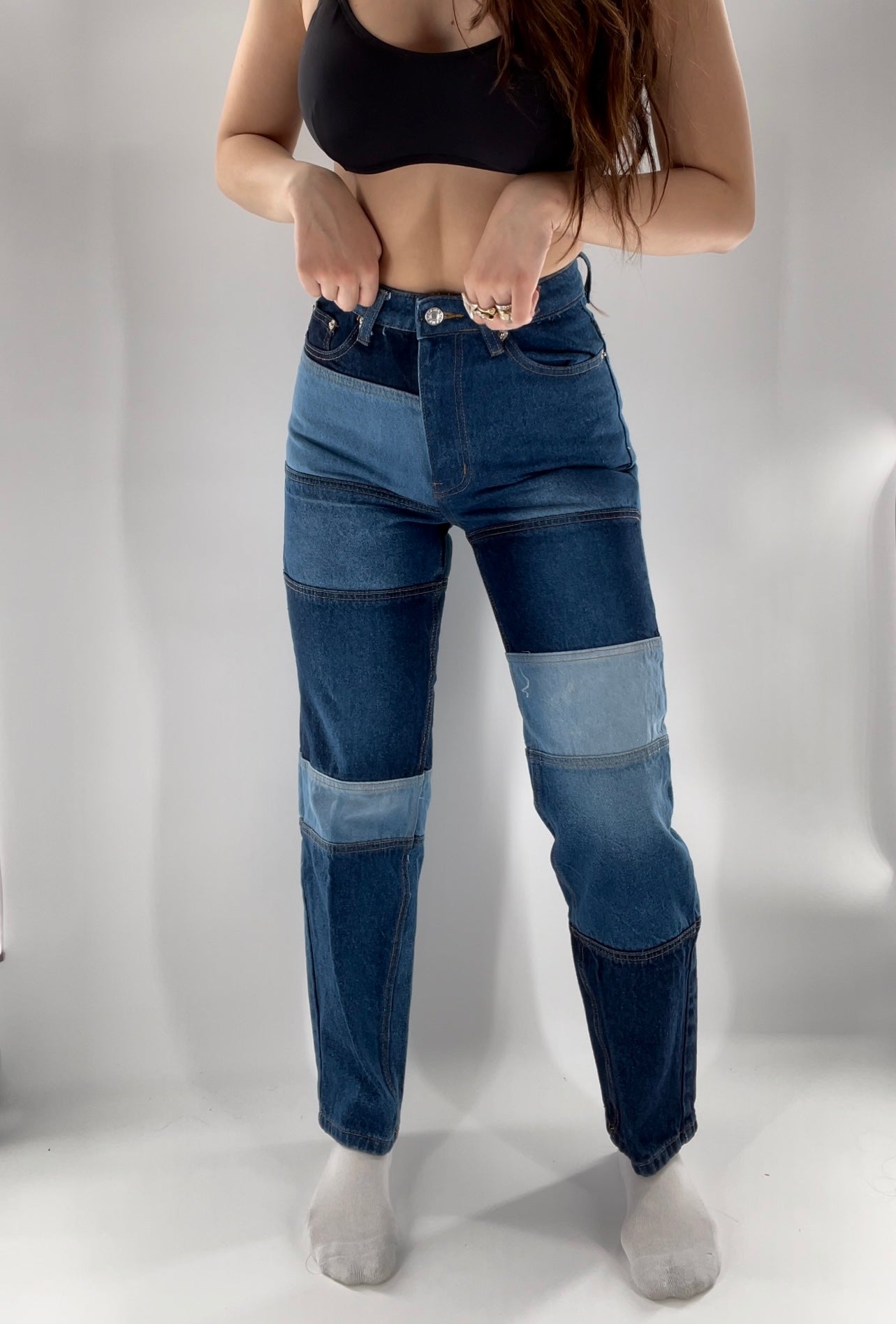 Adika Patchwork Jeans M