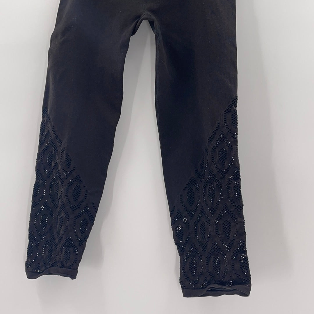 Free People Movement Black Capri Leggings