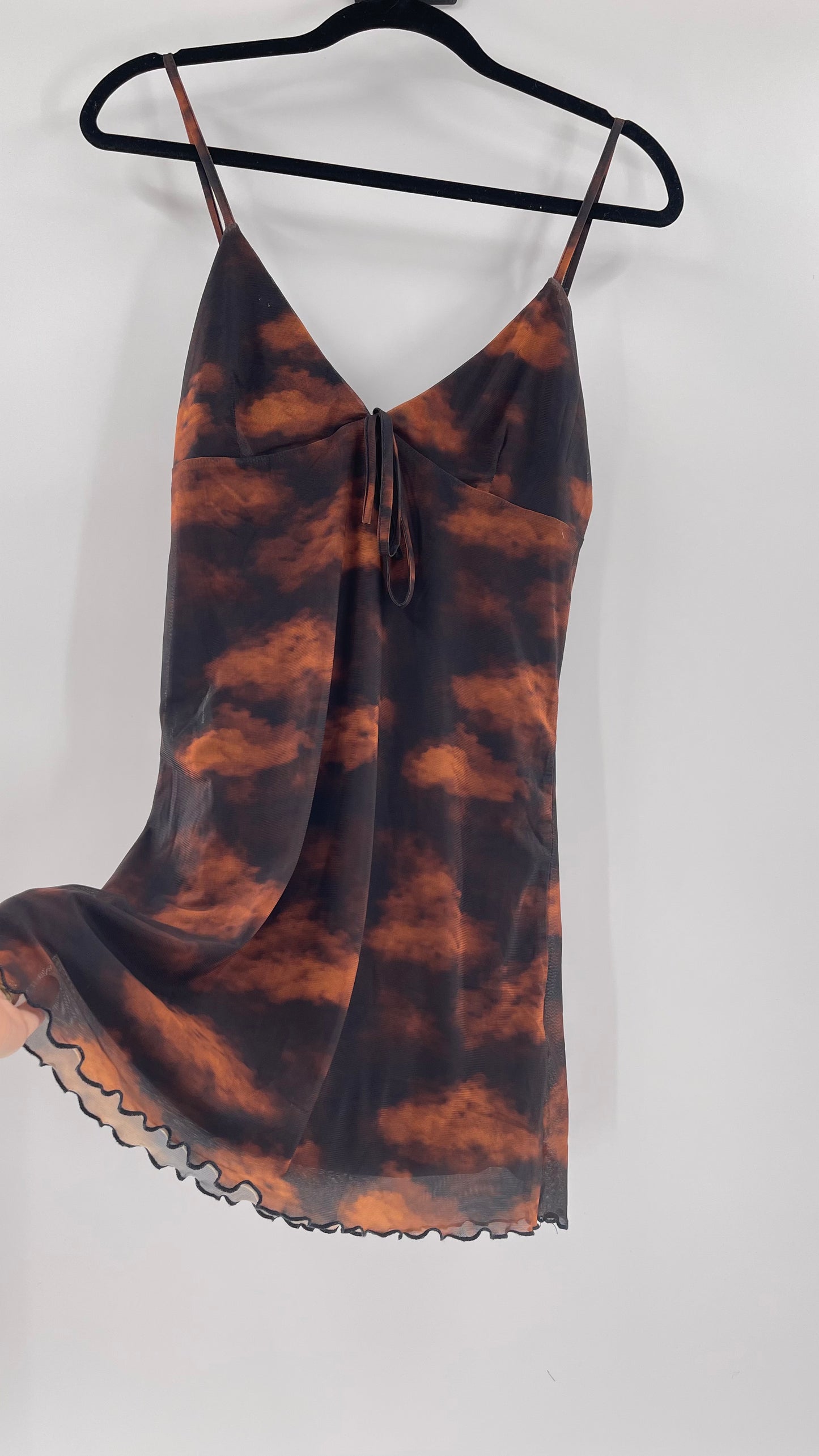 HighRack Sublime Rusted Clouds Mesh Slip Dress (Slip)