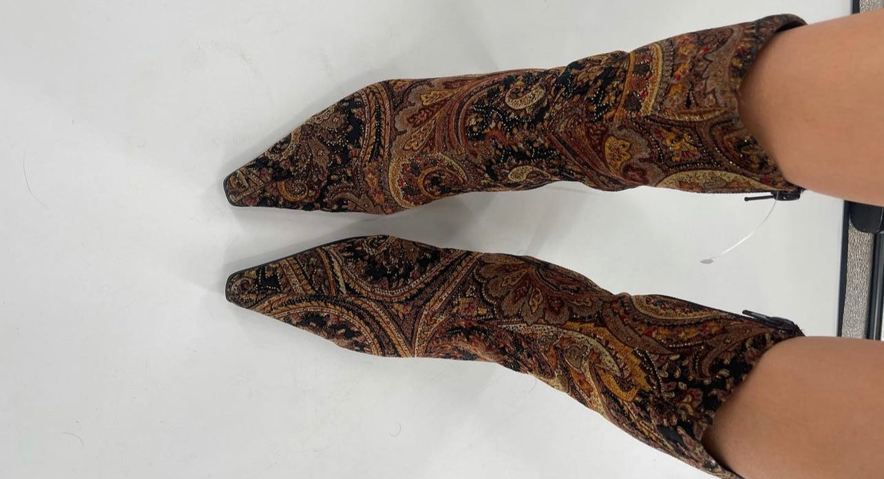 Paisley Pointed Booties (9)