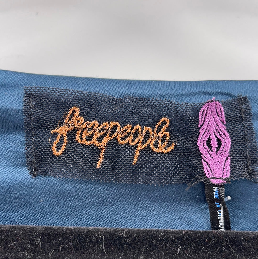 Free People - Deep Blue Sequin Mini Dress (4)