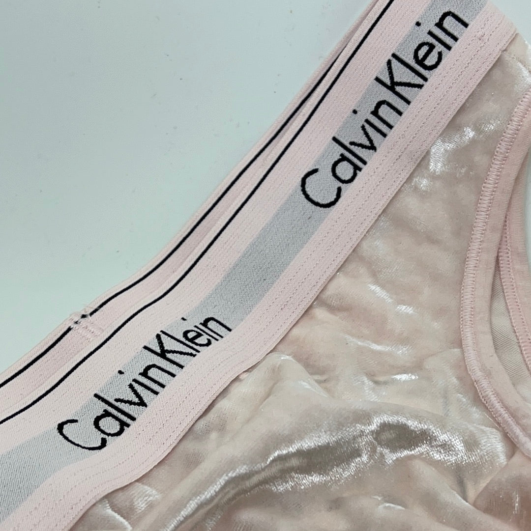 Pink Suede Calvin Klein Underwear