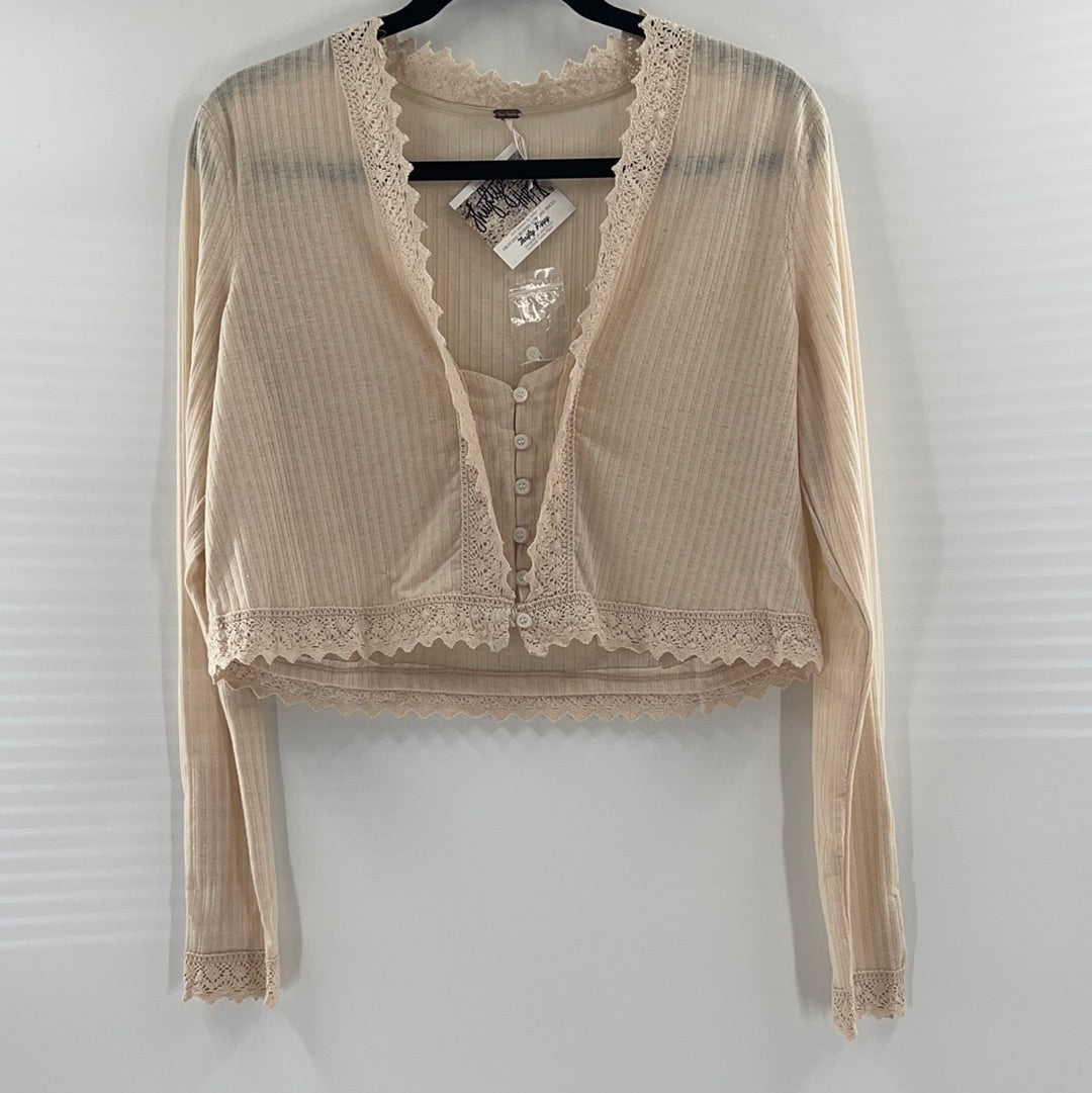 Free People Oatmeal Crop (S)