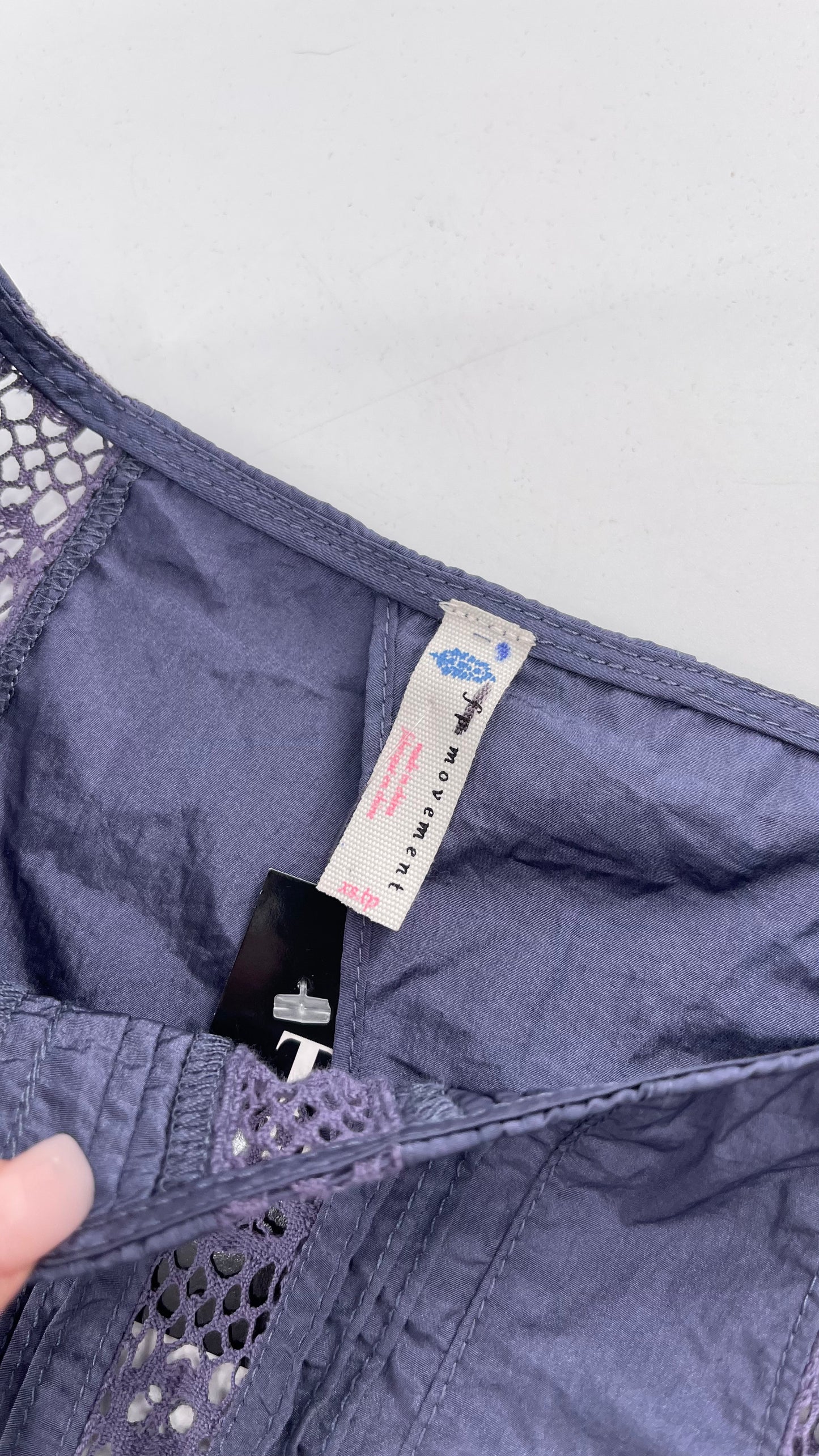 Free People Movement Slate and Baby Blue Tank (XS)
