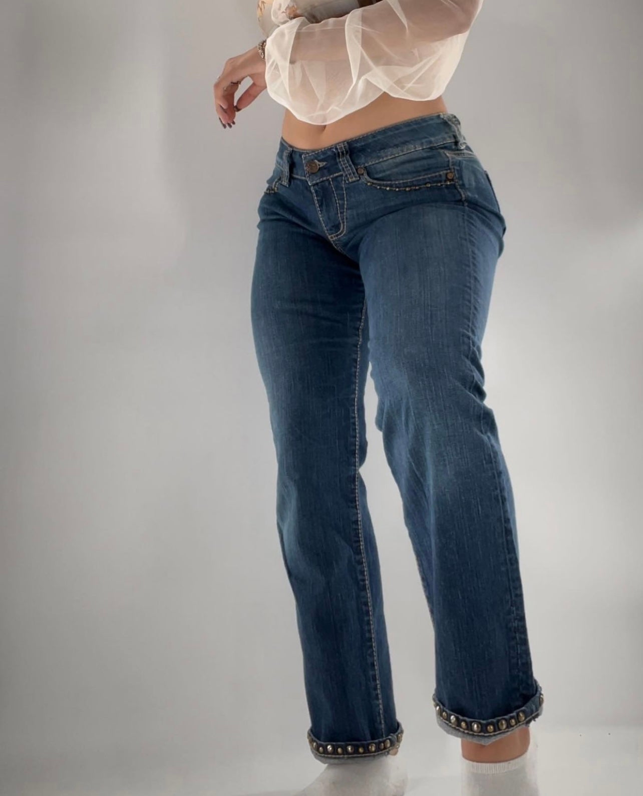 Vintage Californian Studded Serfontaine Jeans