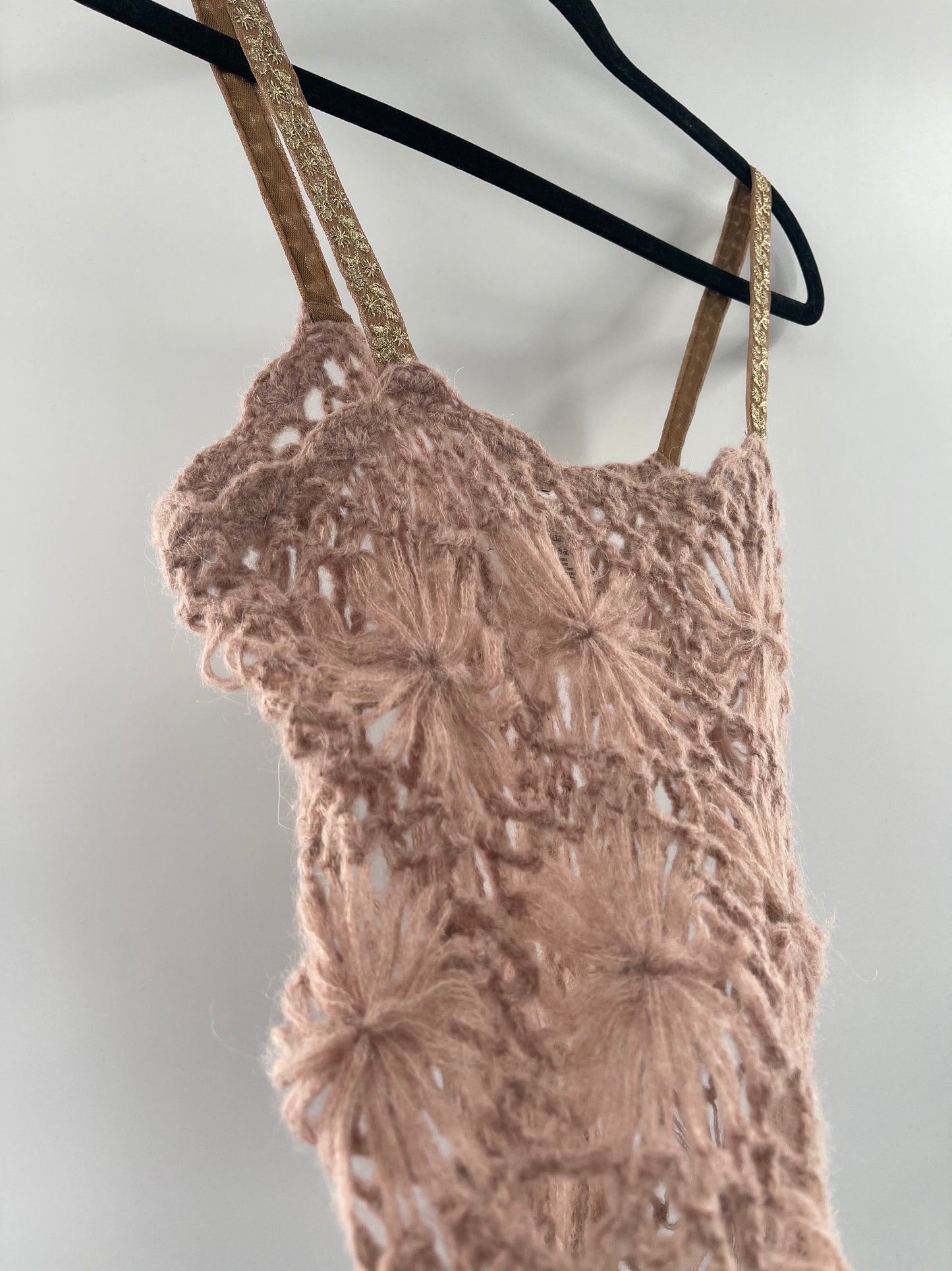 Free People Dusty Mauve Knit Tank (XS/S)