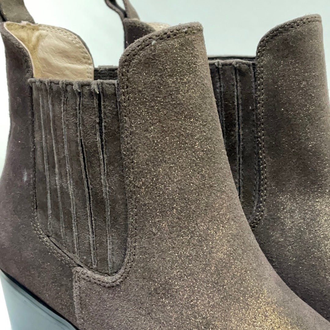 Anthropologie Glitter Boots