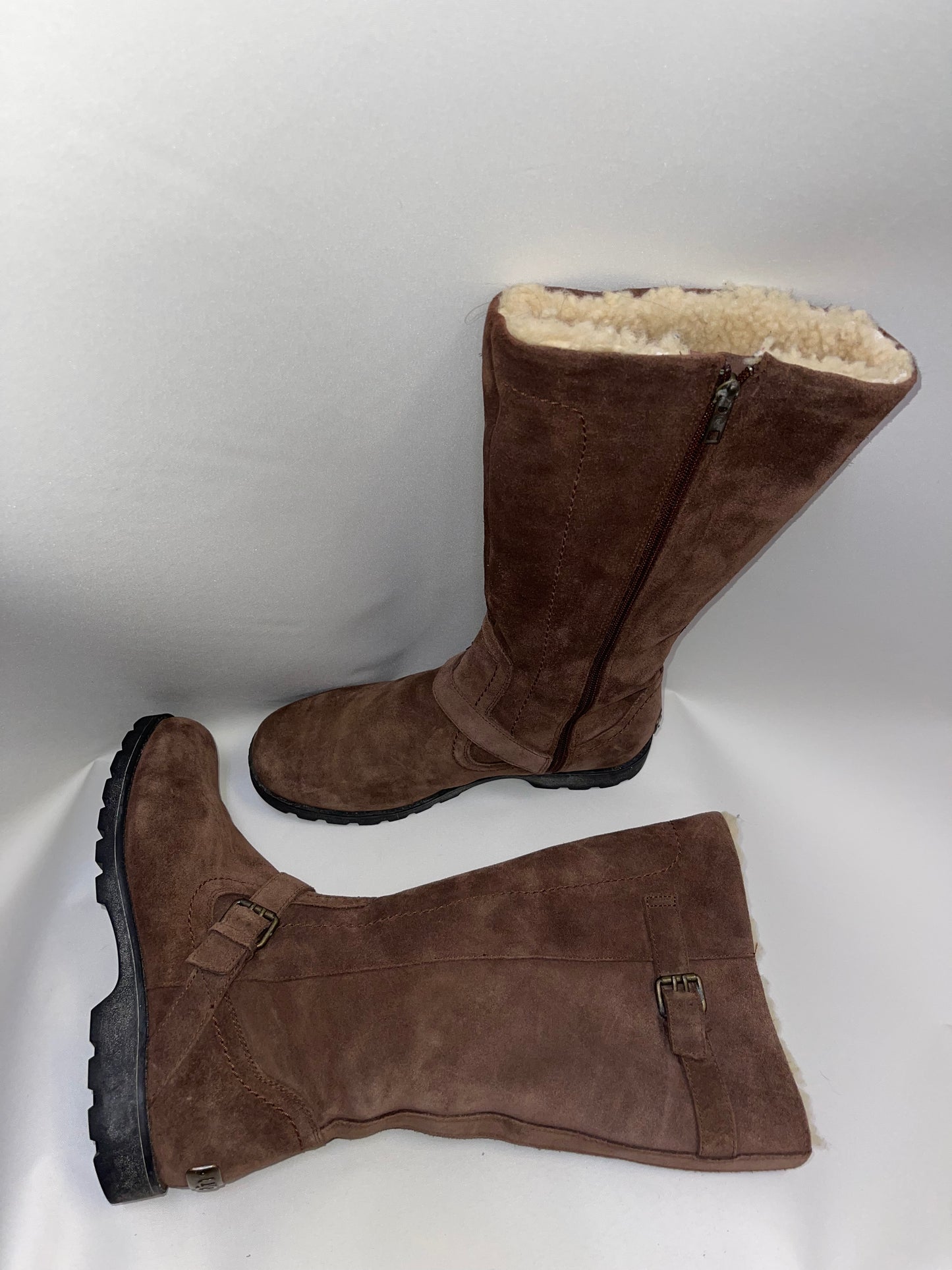 UGG Brown Zip Up Winter Boot
