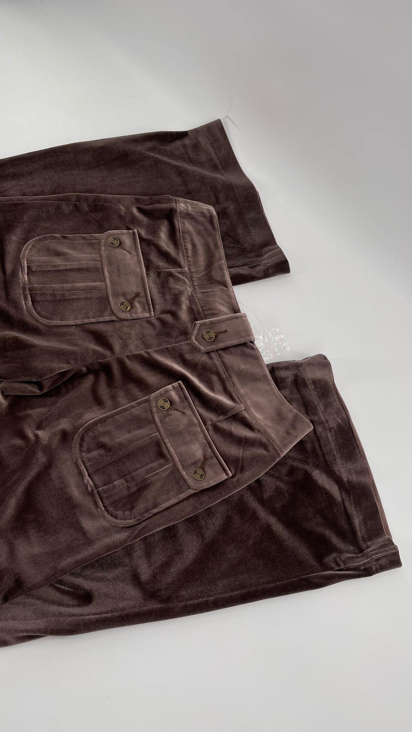 Vintage Tracy Porter Velour Yoga Pants/ Kick Flares (26)