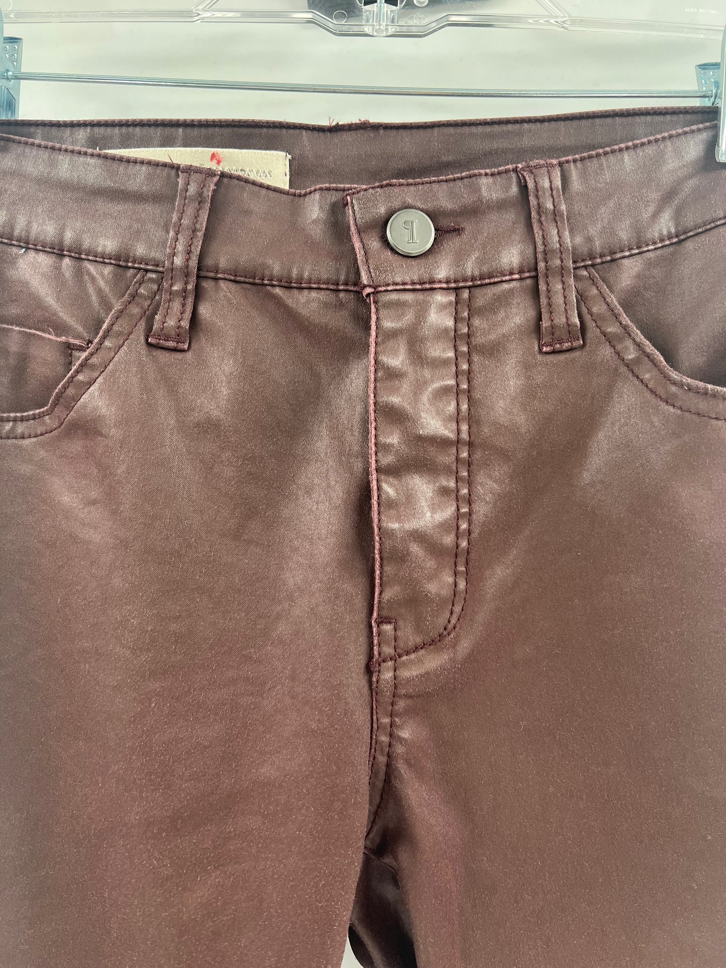 Anthropologie Pilcro Plum Vegan Leather (Size 28)